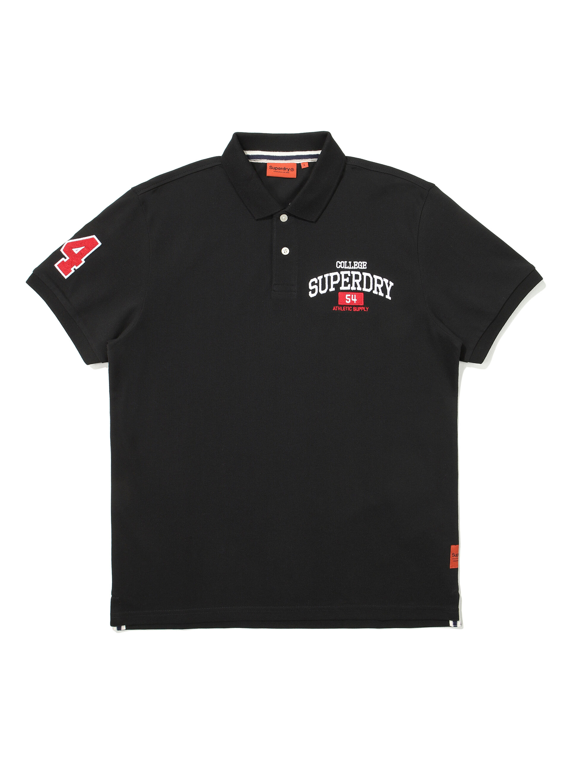 REGULAR FIT SUPERSTATE POLO SHIRTS BLACK SDMSCDO03 KBLK 1