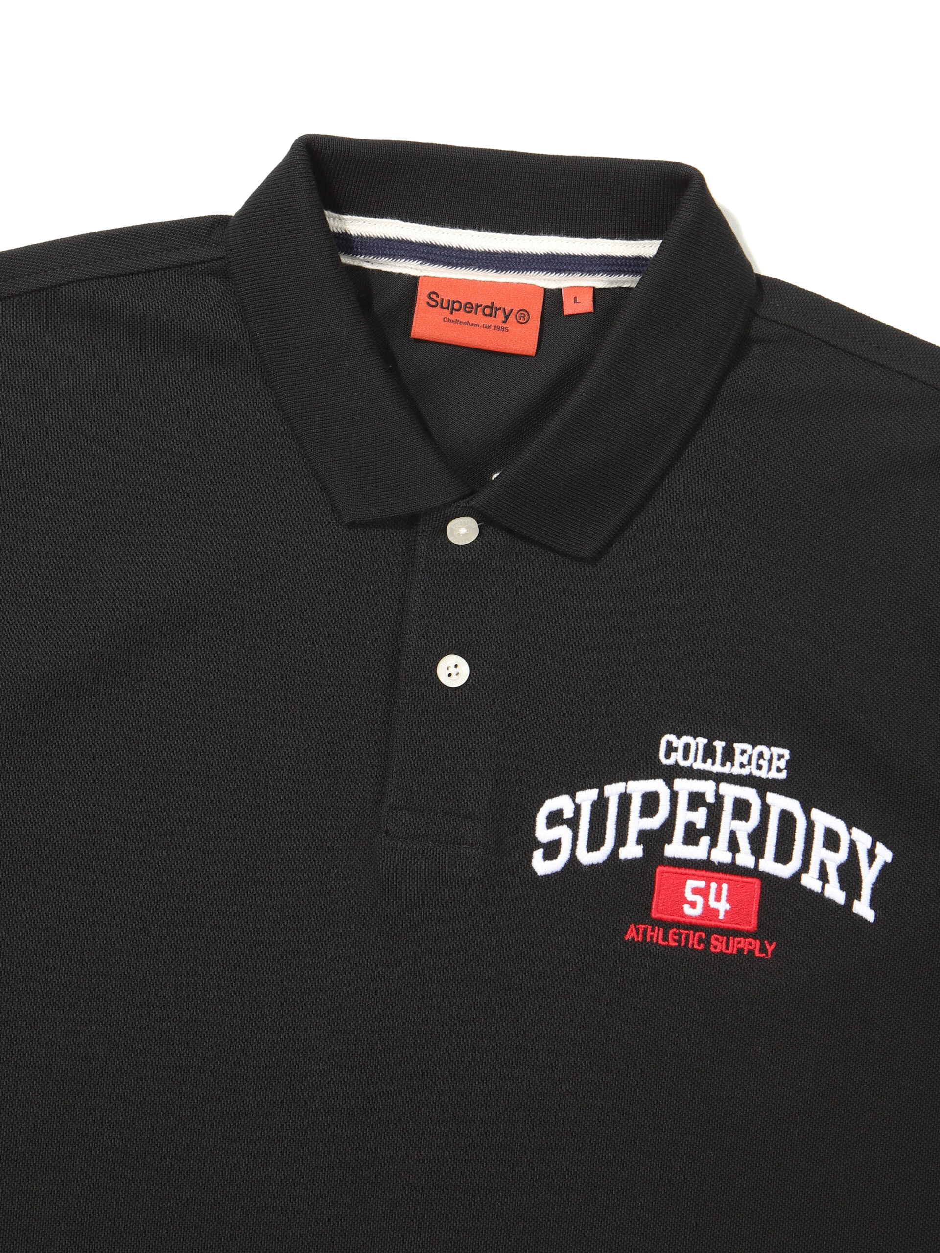 REGULAR FIT SUPERSTATE POLO SHIRTS BLACK SDMSCDO03 KBLK 3