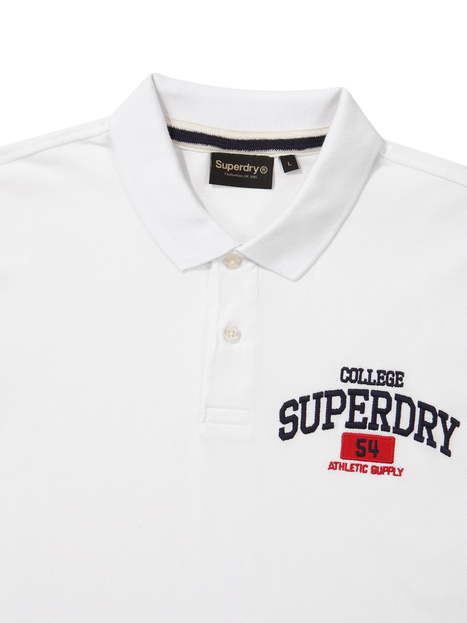 REGULAR FIT SUPERSTATE POLO SHIRTS WHITE SDMSCDO03 KWHT 3