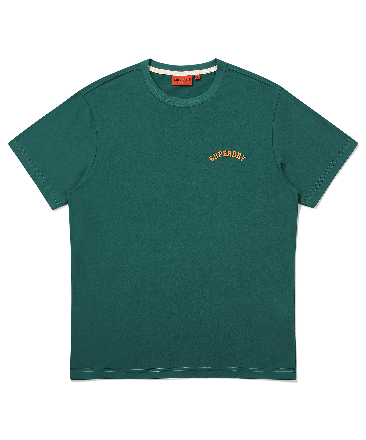 REGULAR FIT VARSITY HALF T SHIRTS GREEN SDUSHDO45 KGRN 1