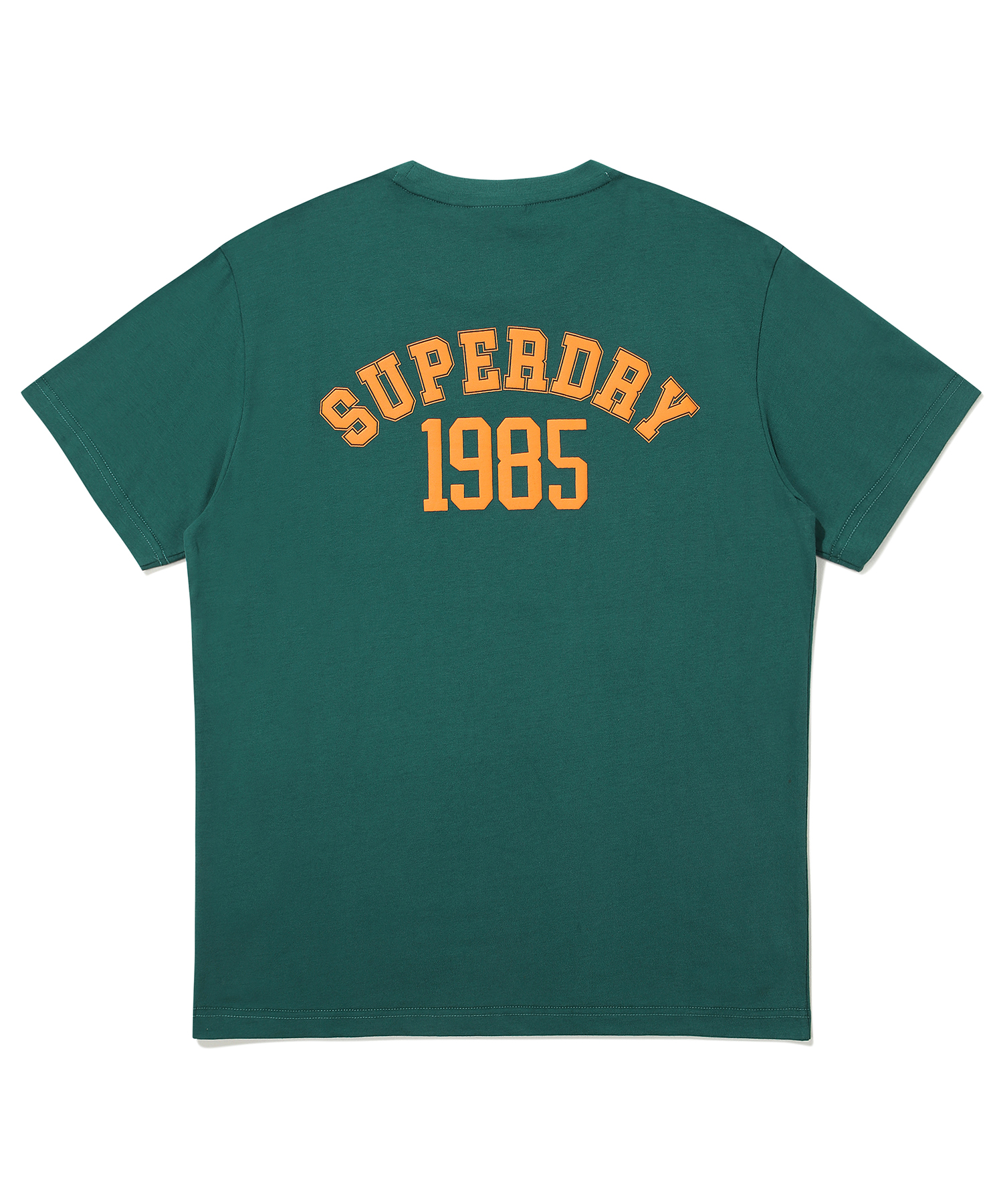 REGULAR FIT VARSITY HALF T SHIRTS GREEN SDUSHDO45 KGRN 2