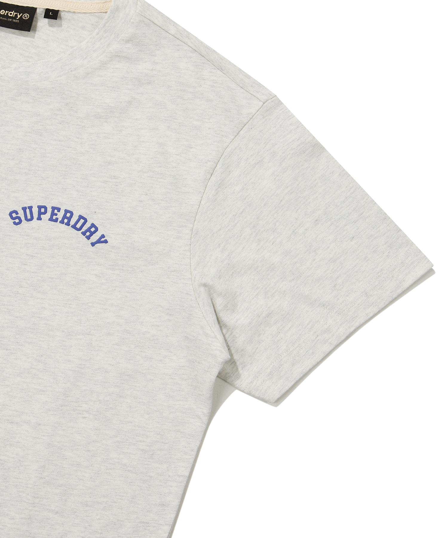 REGULAR FIT VARSITY HALF T SHIRTS M GREY SDUSHDO45 KMGR 4