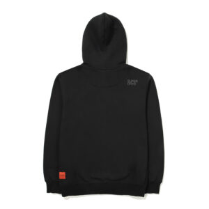 REGULAR FIT VINTAGE BIG LOGO 2 WAY HOOD ZIP UP BLACK SDUHUFO04 KBLK 2