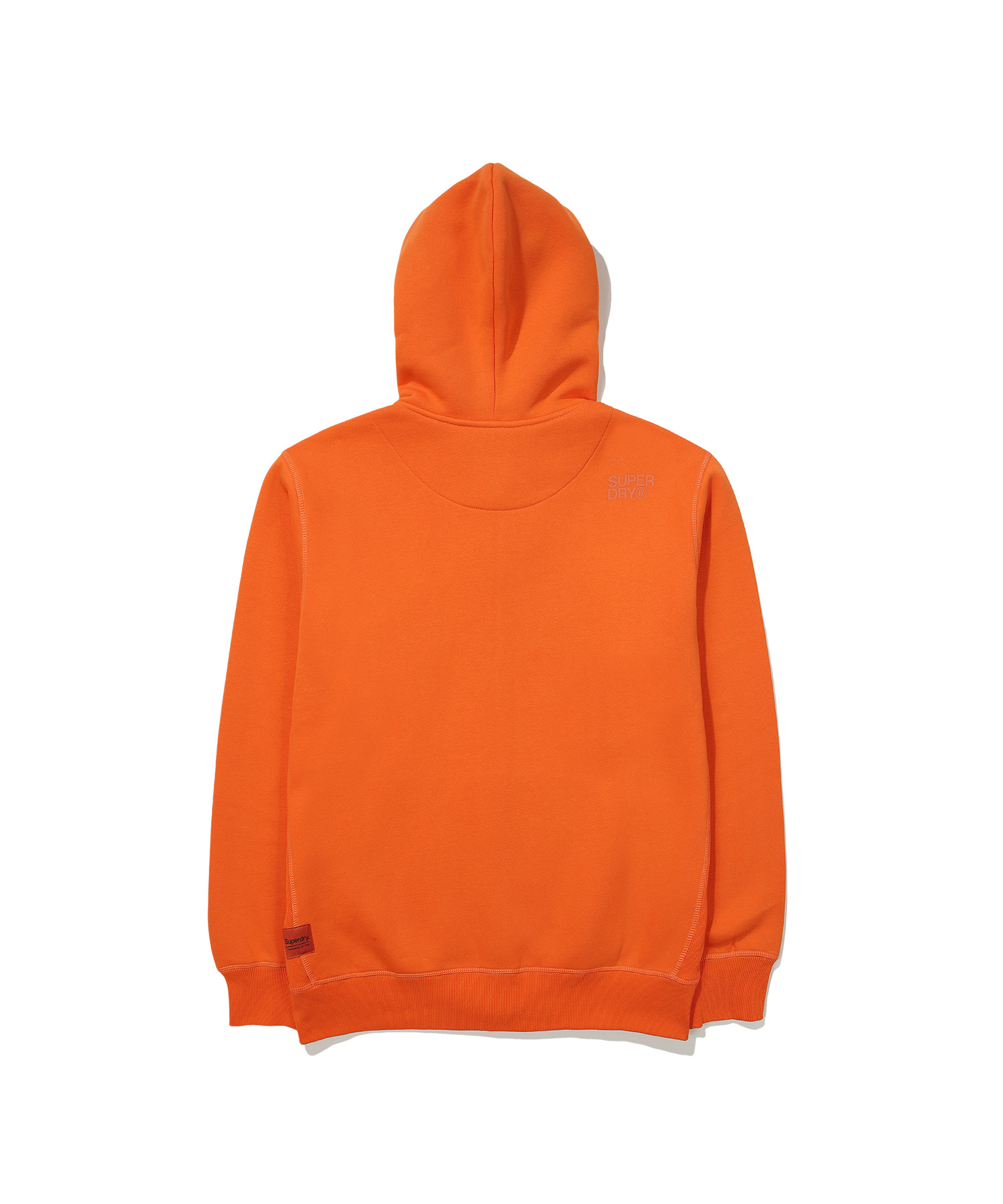 REGULAR FIT VINTAGE BIG LOGO 2 WAY HOOD ZIP UP ORANGE SDUHUFO04 KORG 2