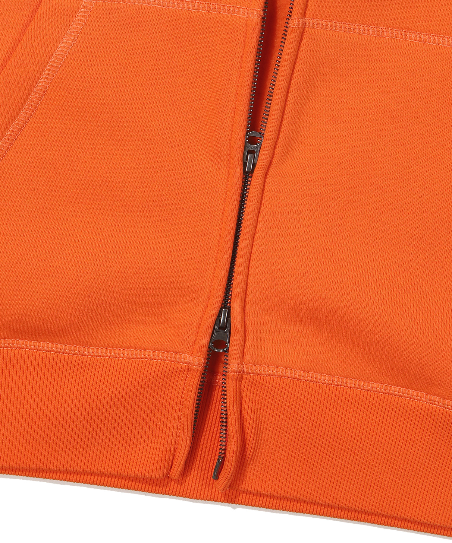 REGULAR FIT VINTAGE BIG LOGO 2 WAY HOOD ZIP UP ORANGE SDUHUFO04 KORG 4