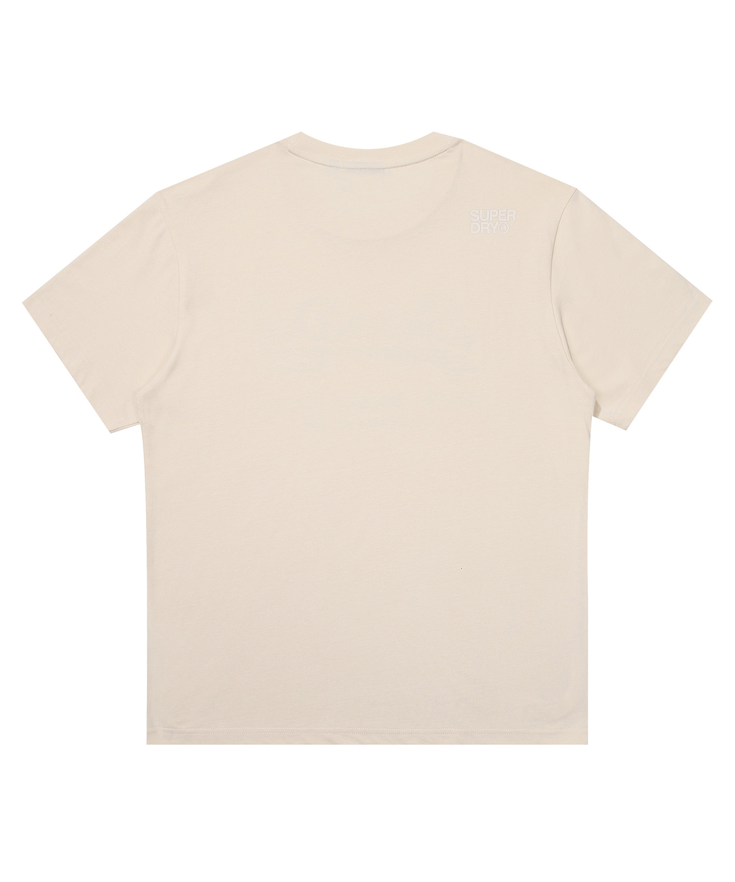 REGULAR FIT VINTAGE BIG LOGO HALF T SHIRTS IVORY SDUSHDO09 KIVR 2