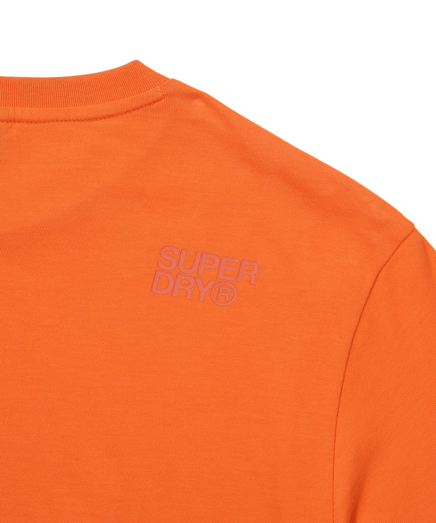 REGULAR FIT VINTAGE BIG LOGO HALF T SHIRTS ORANGE SDUSHDO09 KORG 5