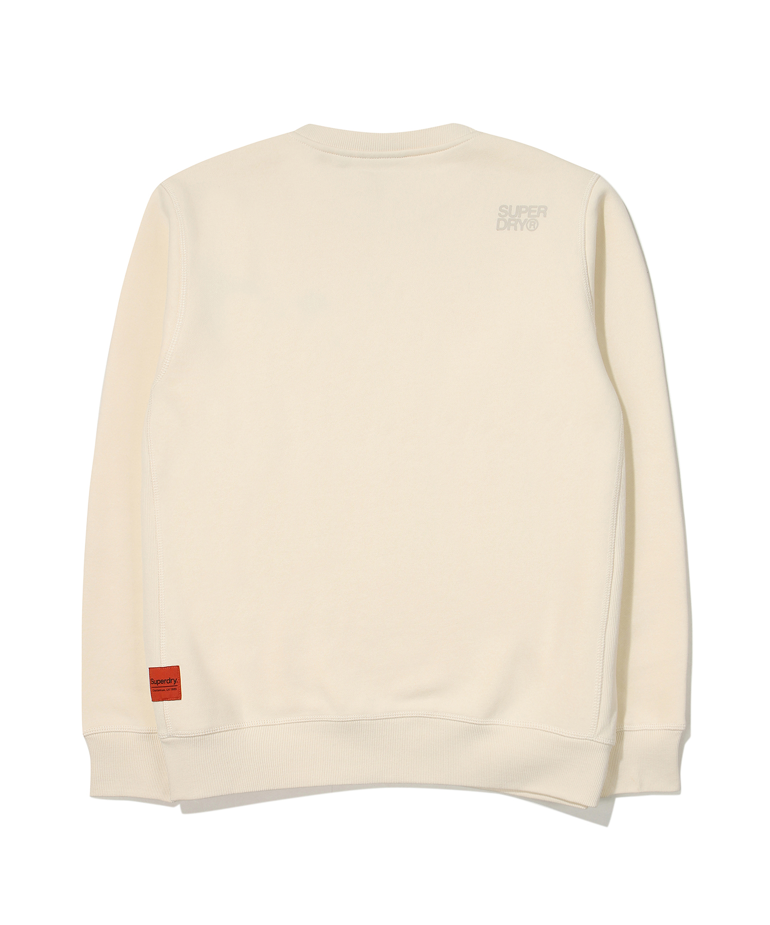 REGULAR FIT VINTAGE SMALL LOGO SWEATSHIRT IVORY SDUMRFO04 KIVR 2