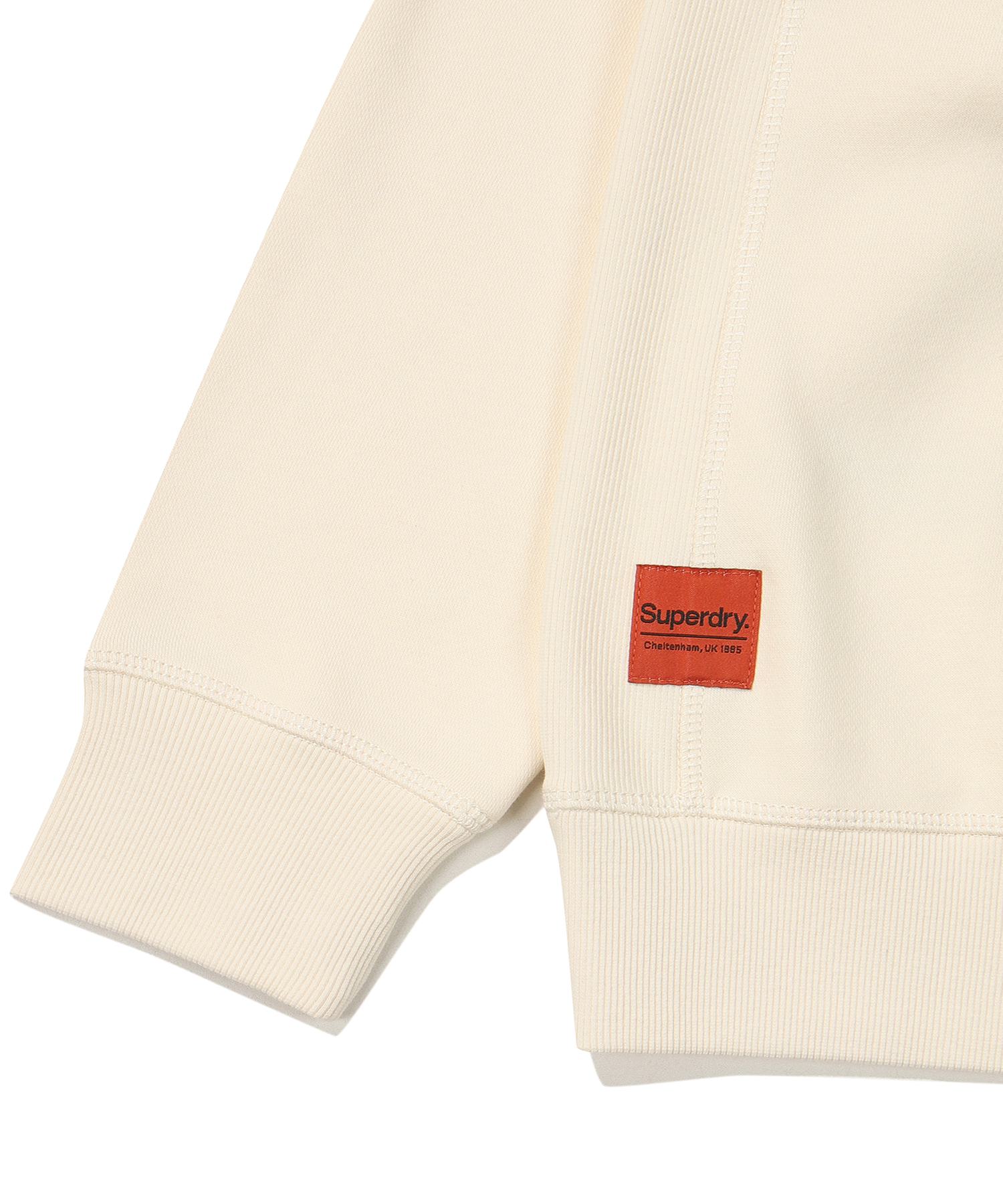 REGULAR FIT VINTAGE SMALL LOGO SWEATSHIRT IVORY SDUMRFO04 KIVR 4