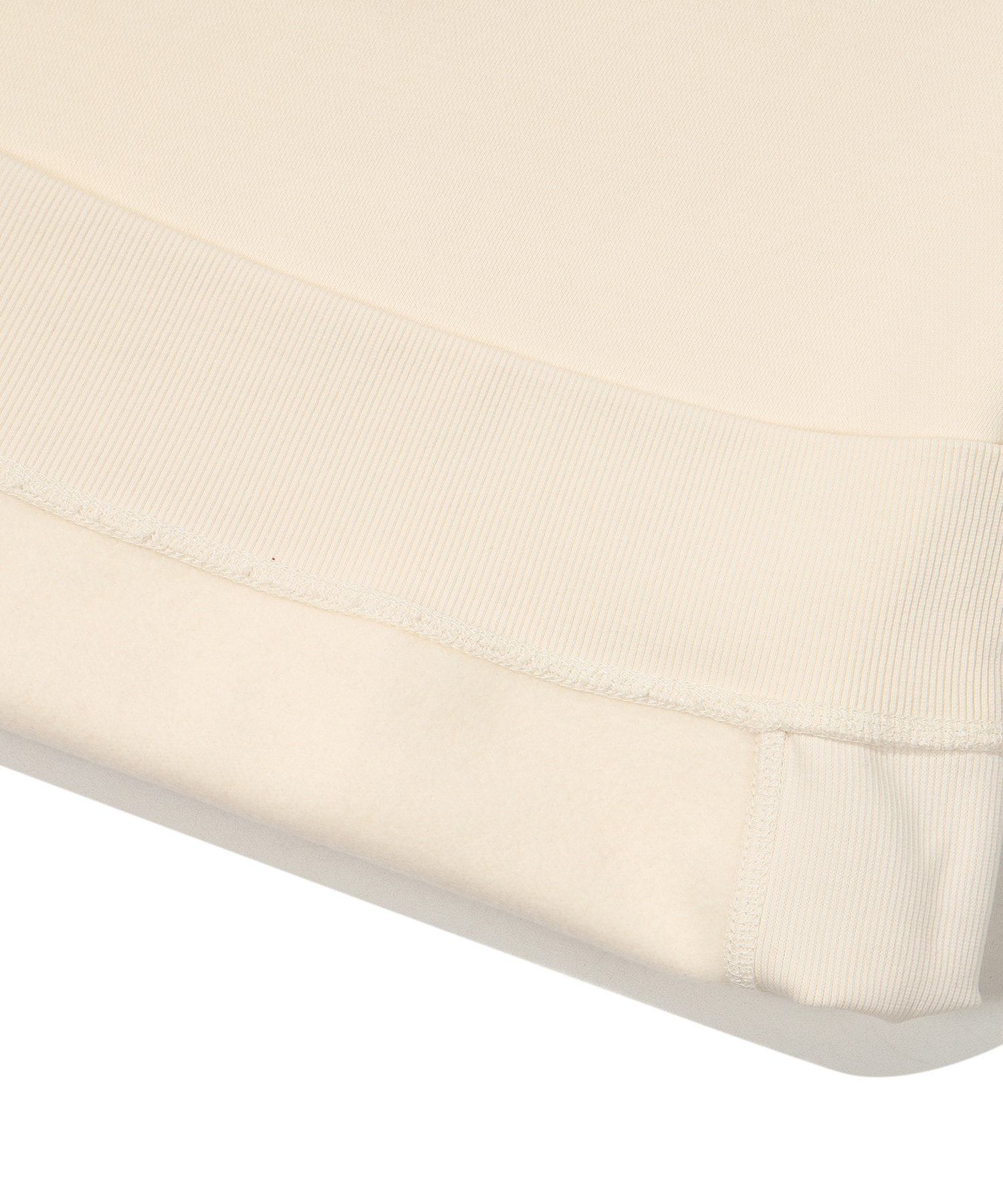 REGULAR FIT VINTAGE SMALL LOGO SWEATSHIRT IVORY SDUMRFO04 KIVR 5