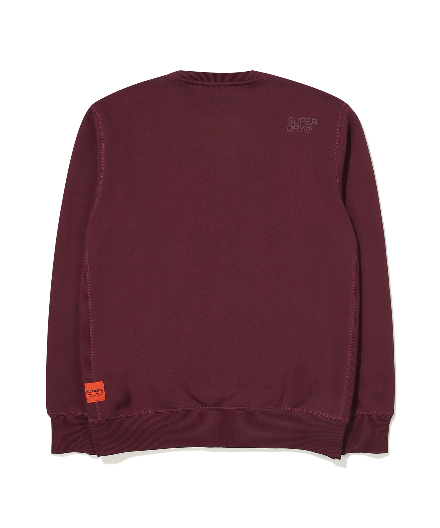 REGULAR FIT VINTAGE SMALL LOGO SWEATSHIRT WINE SDUMRFO04 KWNE 2