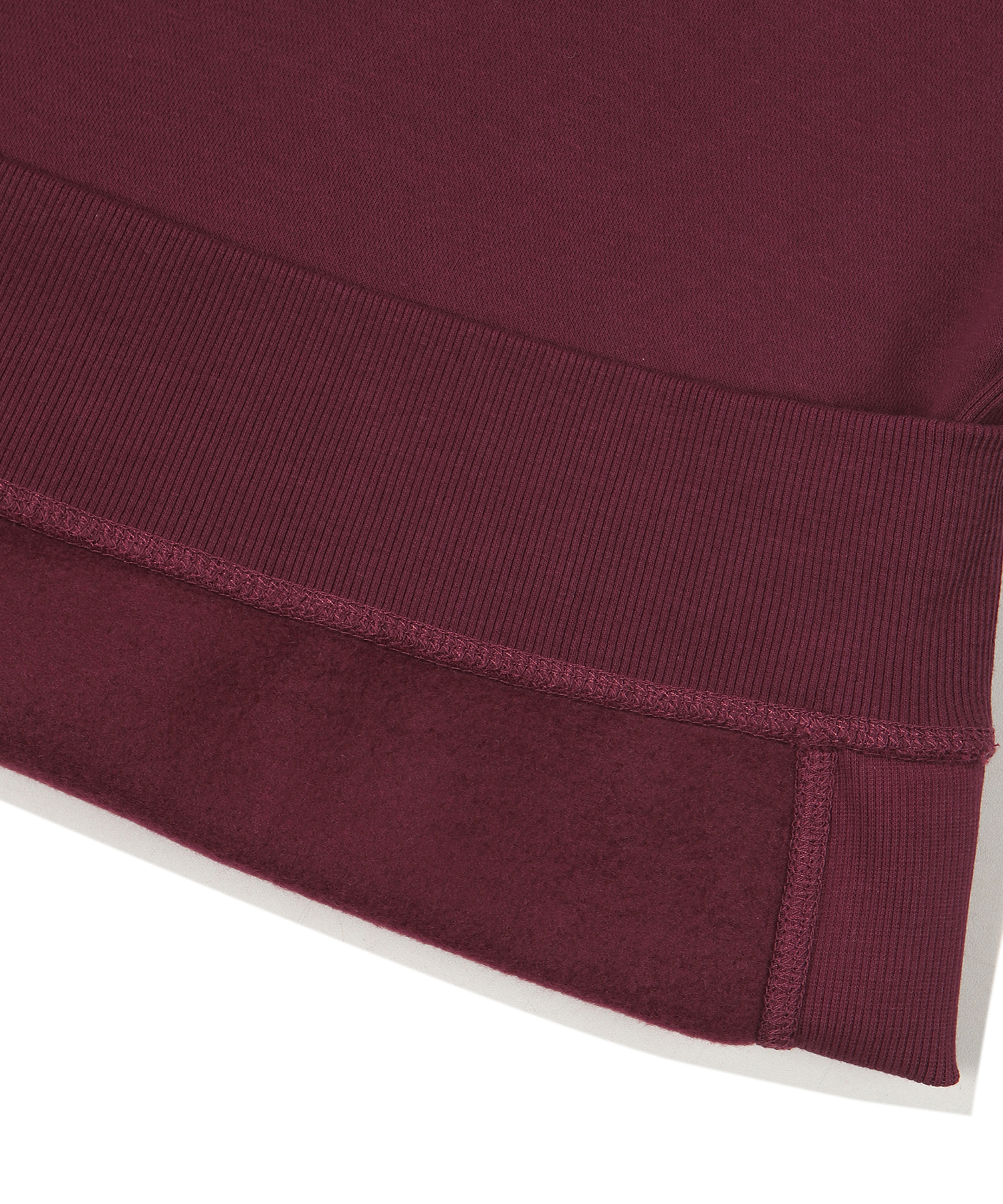 REGULAR FIT VINTAGE SMALL LOGO SWEATSHIRT WINE SDUMRFO04 KWNE 5