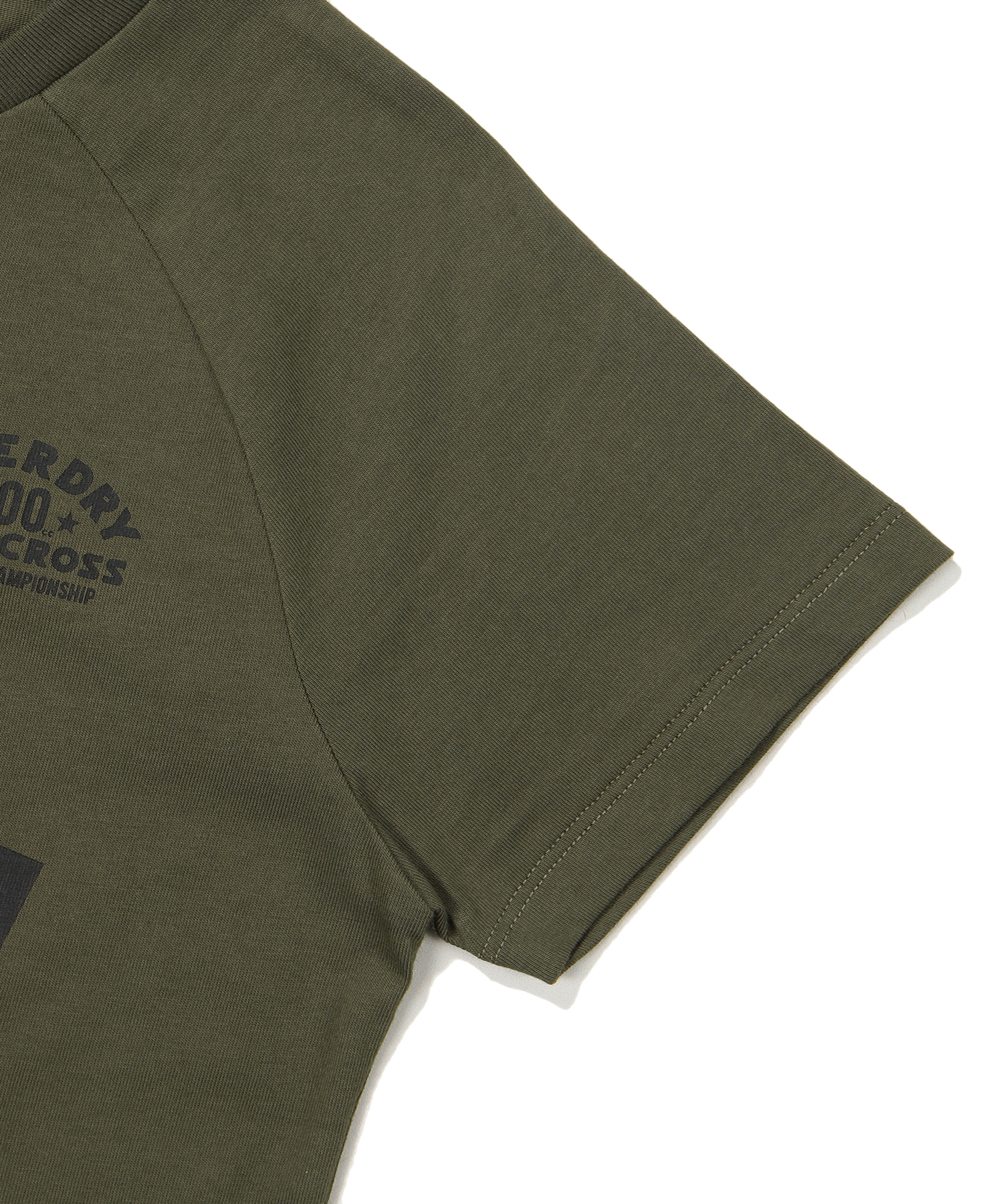 SDFSHDO33 KKHK W CROP FIT SPEED HALF T SHIRTS KHAKI 4