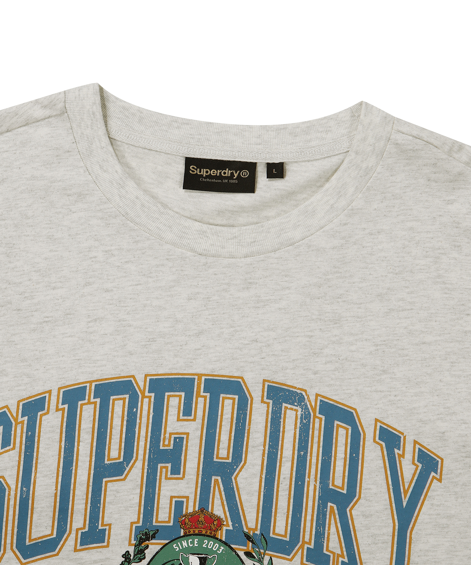 SEMI OVER FIT CHAMPIONS SIMBOL HALF T SHIRTS M GREY SDUSHDO47 KMGR 3