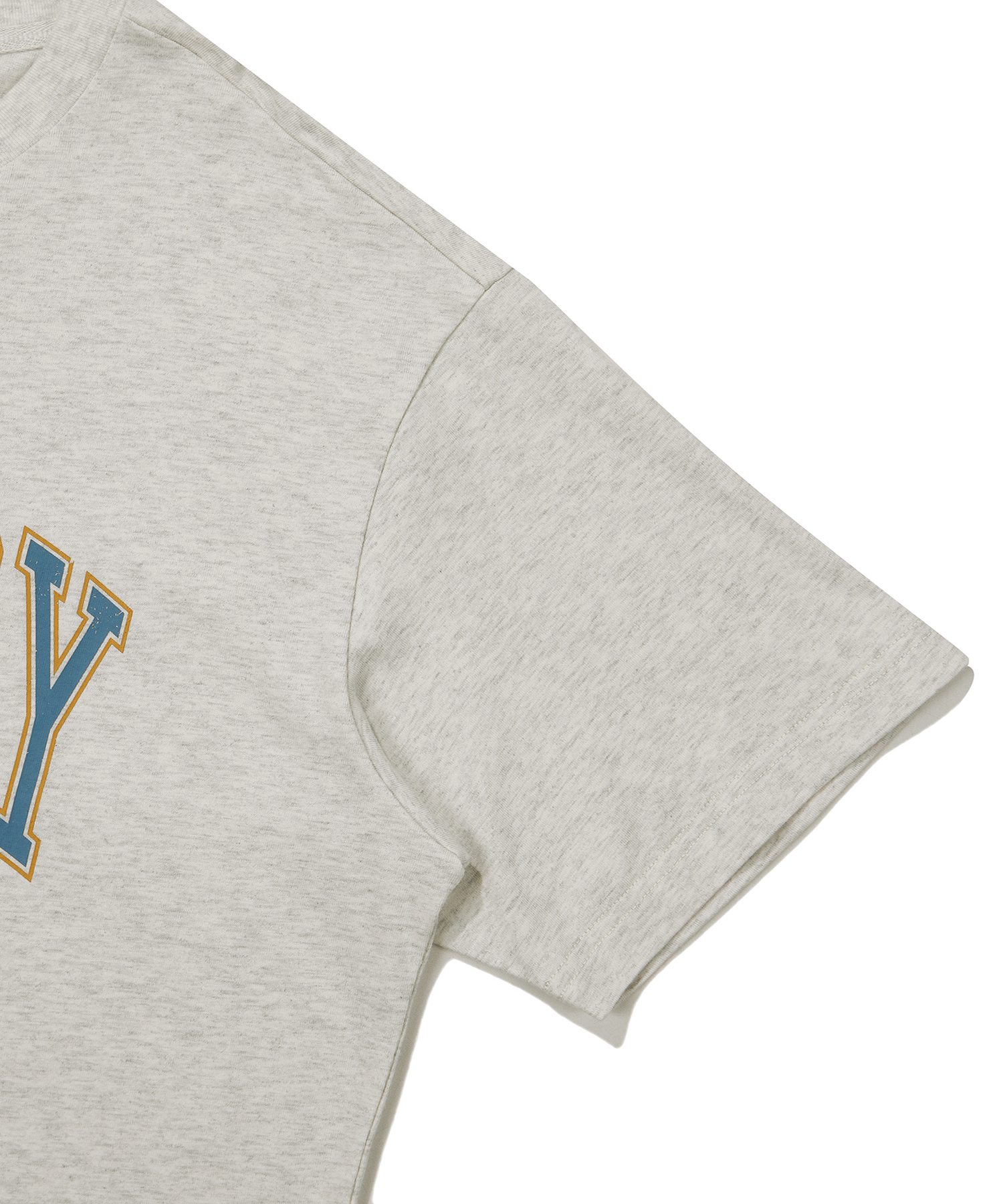 SEMI OVER FIT CHAMPIONS SIMBOL HALF T SHIRTS M GREY SDUSHDO47 KMGR 5