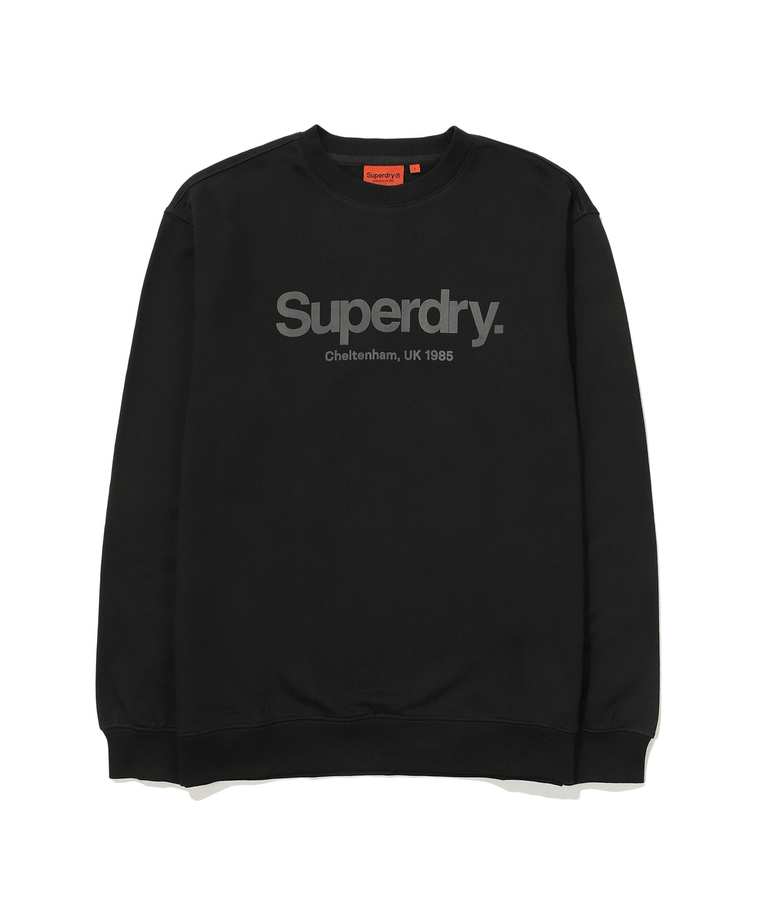 SEMI OVER FIT CORE BIG LOGO SWEATSHIRT BLACK SDUMRYO03 KBLK 1