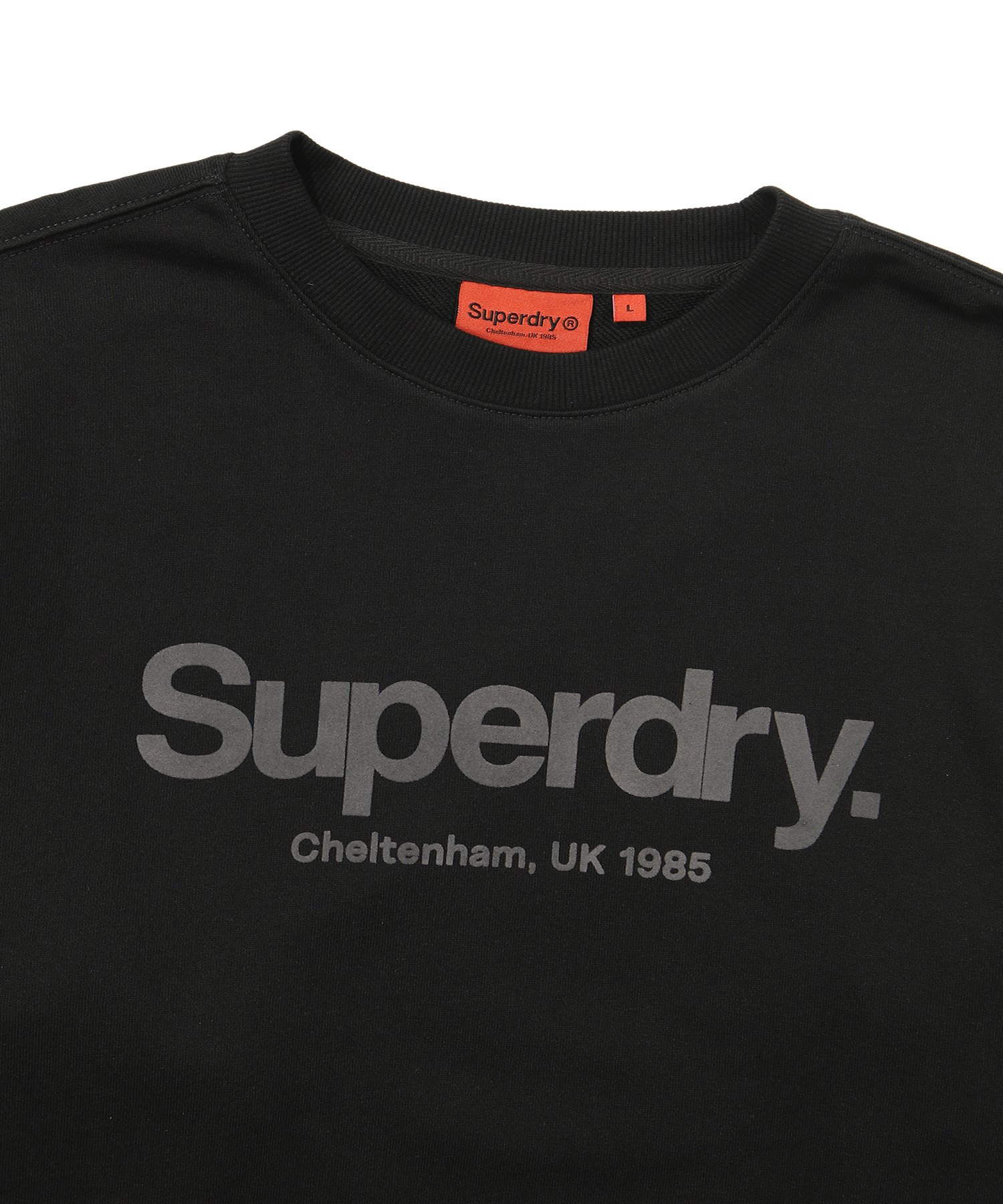 SEMI OVER FIT CORE BIG LOGO SWEATSHIRT BLACK SDUMRYO03 KBLK 3