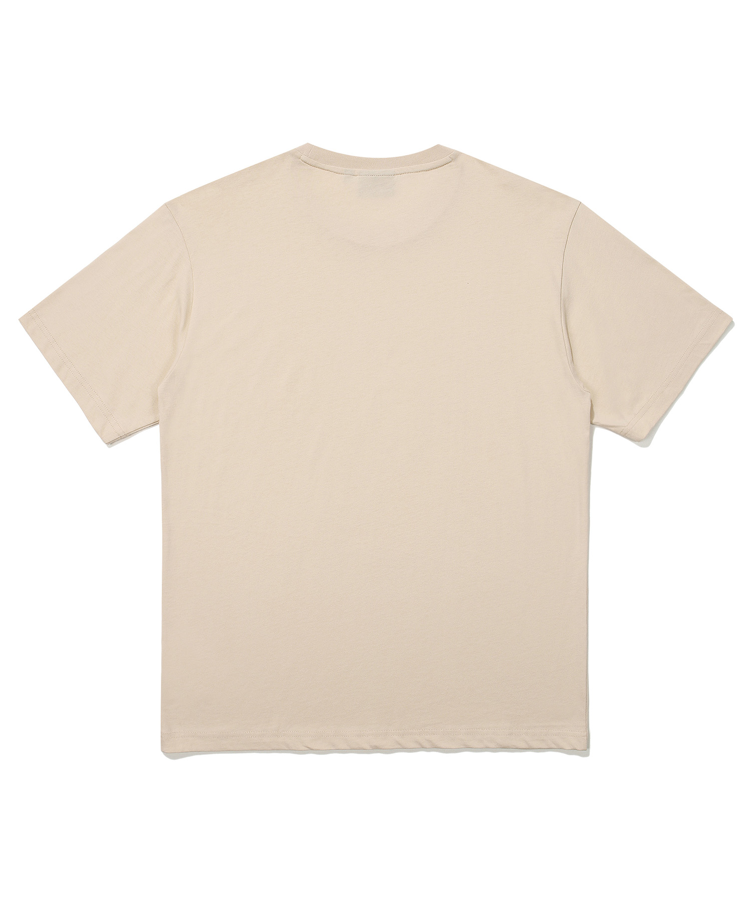 SEMI OVER FIT MOUNTAIN E HALF T SHIRTS BEIGE SDUSHDO15 KBEG 2