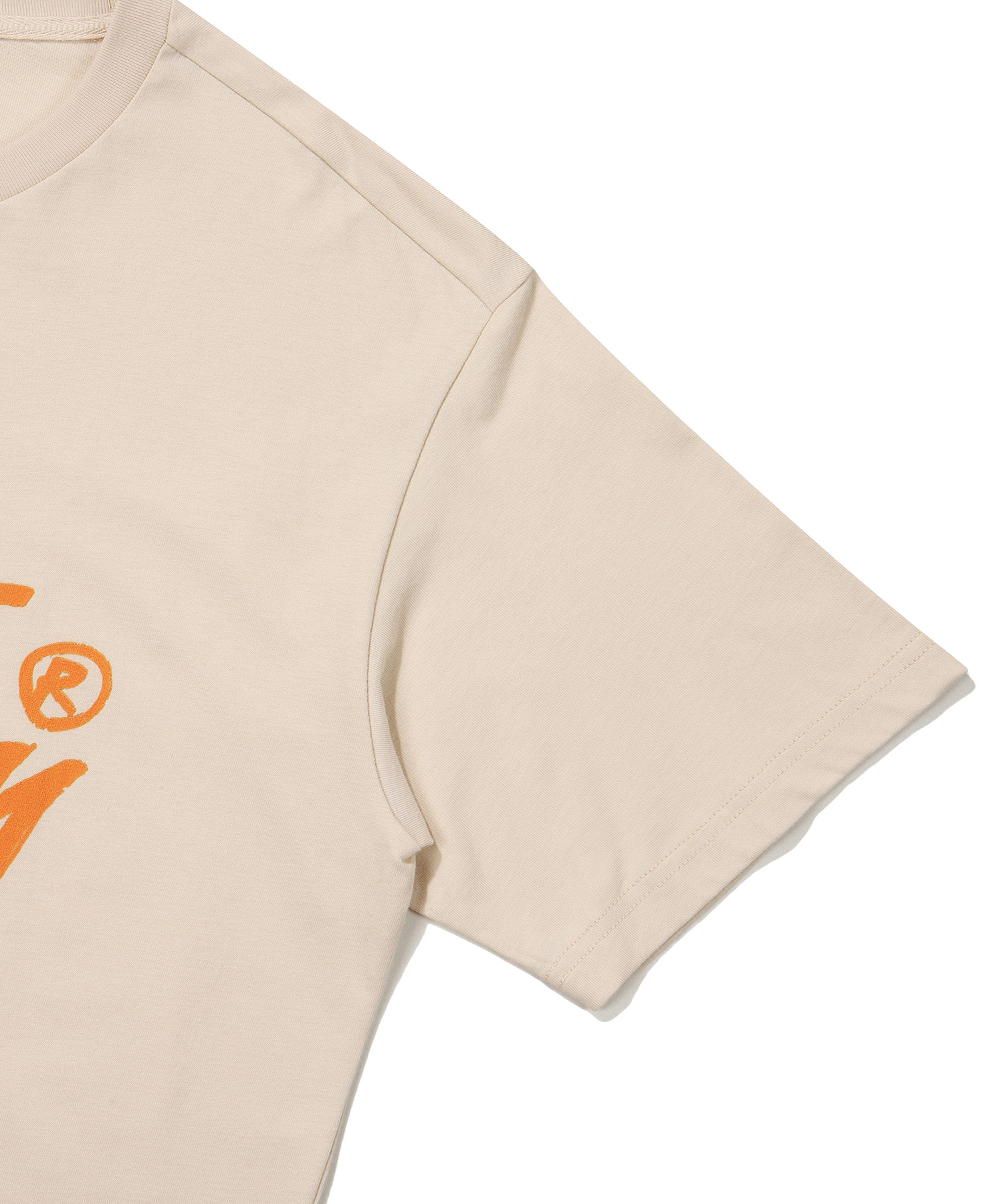 SEMI OVER FIT MOUNTAIN E HALF T SHIRTS BEIGE SDUSHDO15 KBEG 5