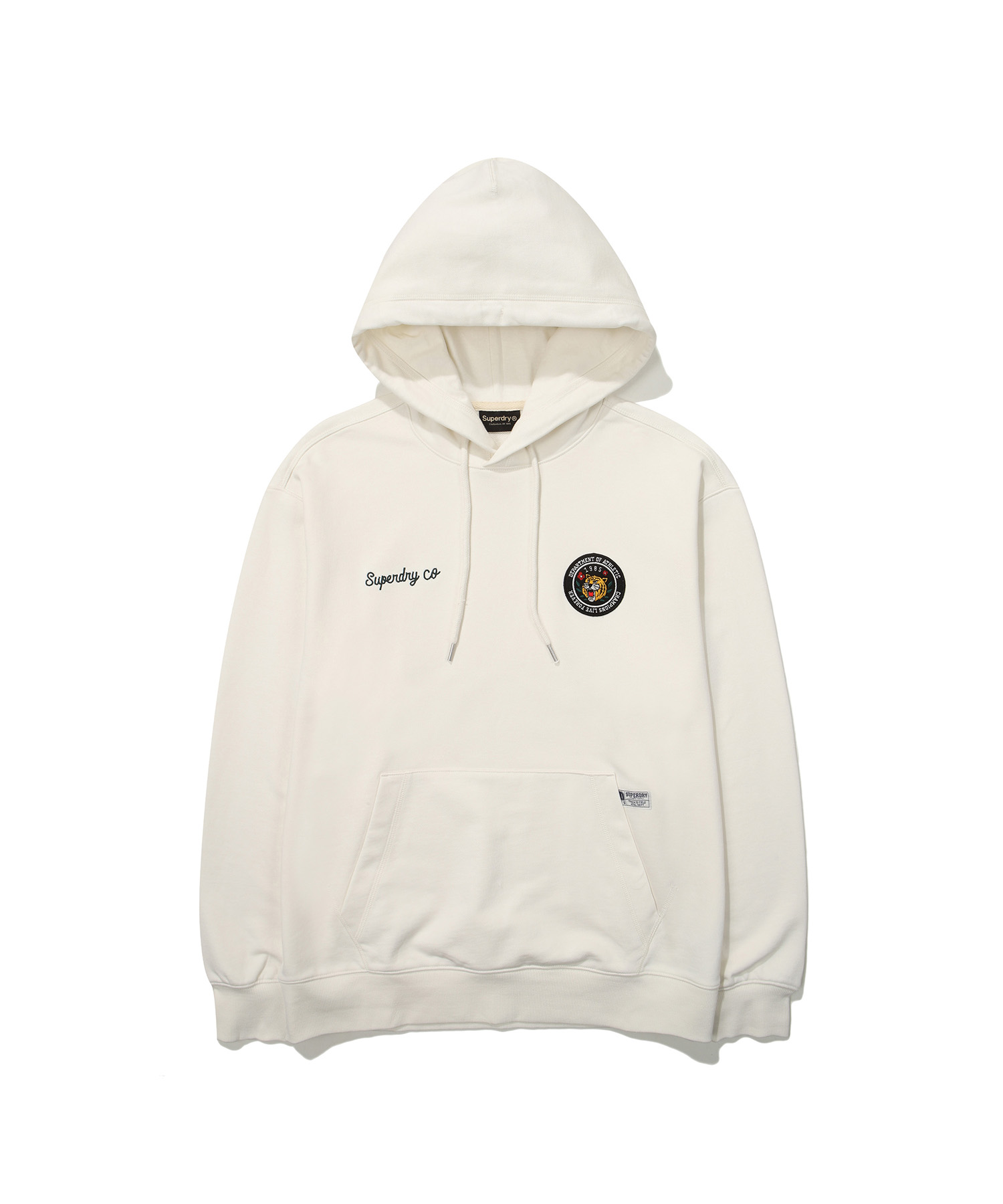 SEMI OVER FIT TIGER HOODIE IVORY SDUHODO08 KIVR 1