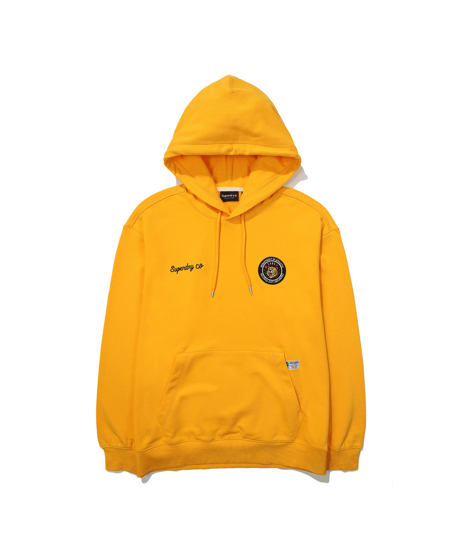 SEMI OVER FIT TIGER HOODIE MUSTARD SDUHODO08 KMTD 1