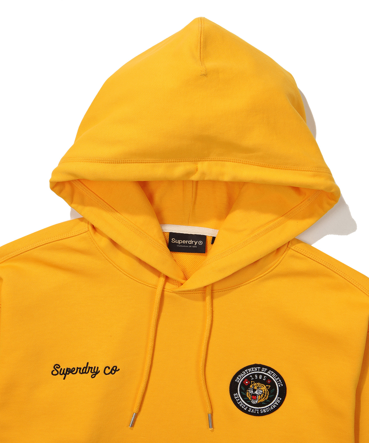 SEMI OVER FIT TIGER HOODIE MUSTARD SDUHODO08 KMTD 2