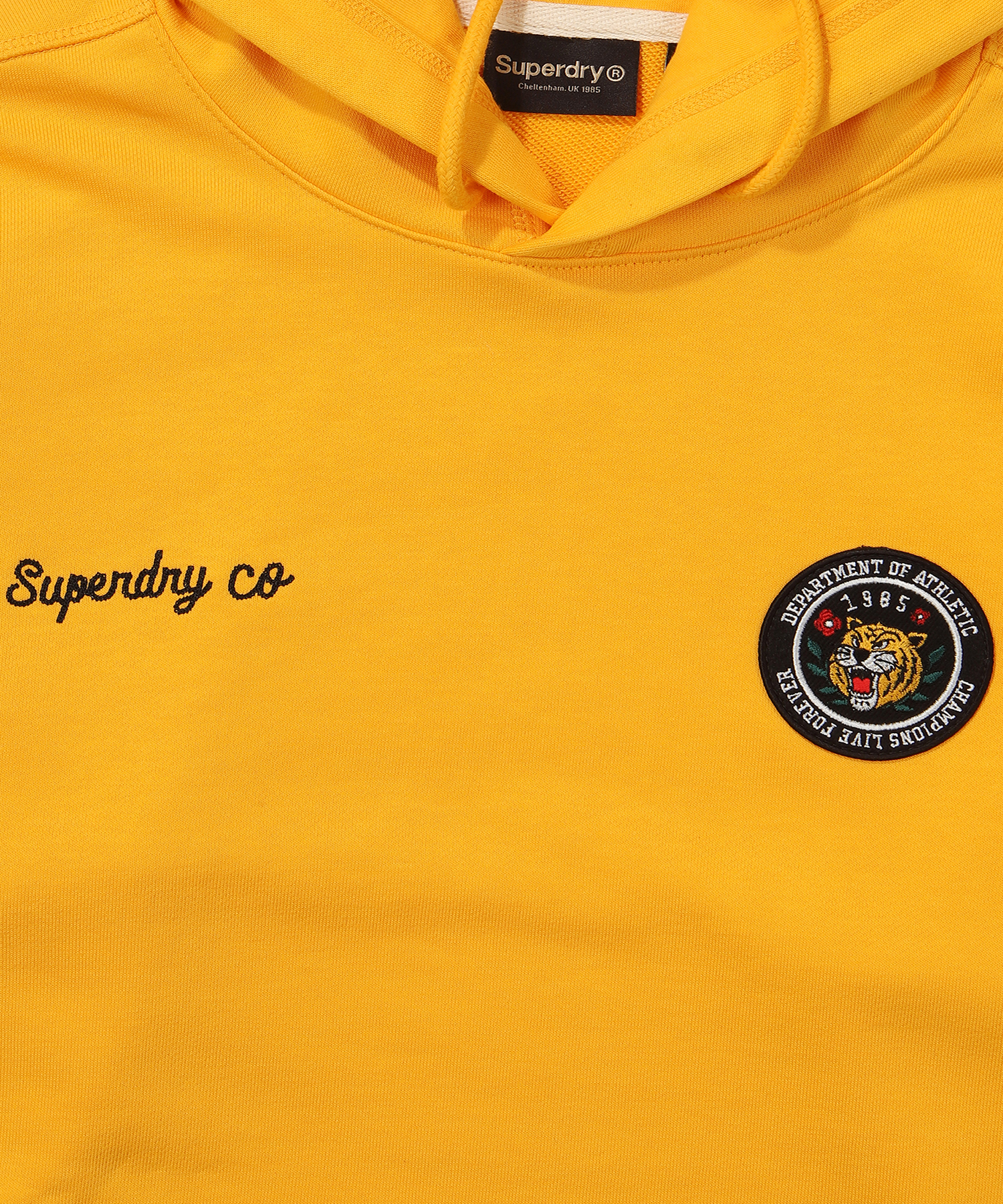 SEMI OVER FIT TIGER HOODIE MUSTARD SDUHODO08 KMTD 3