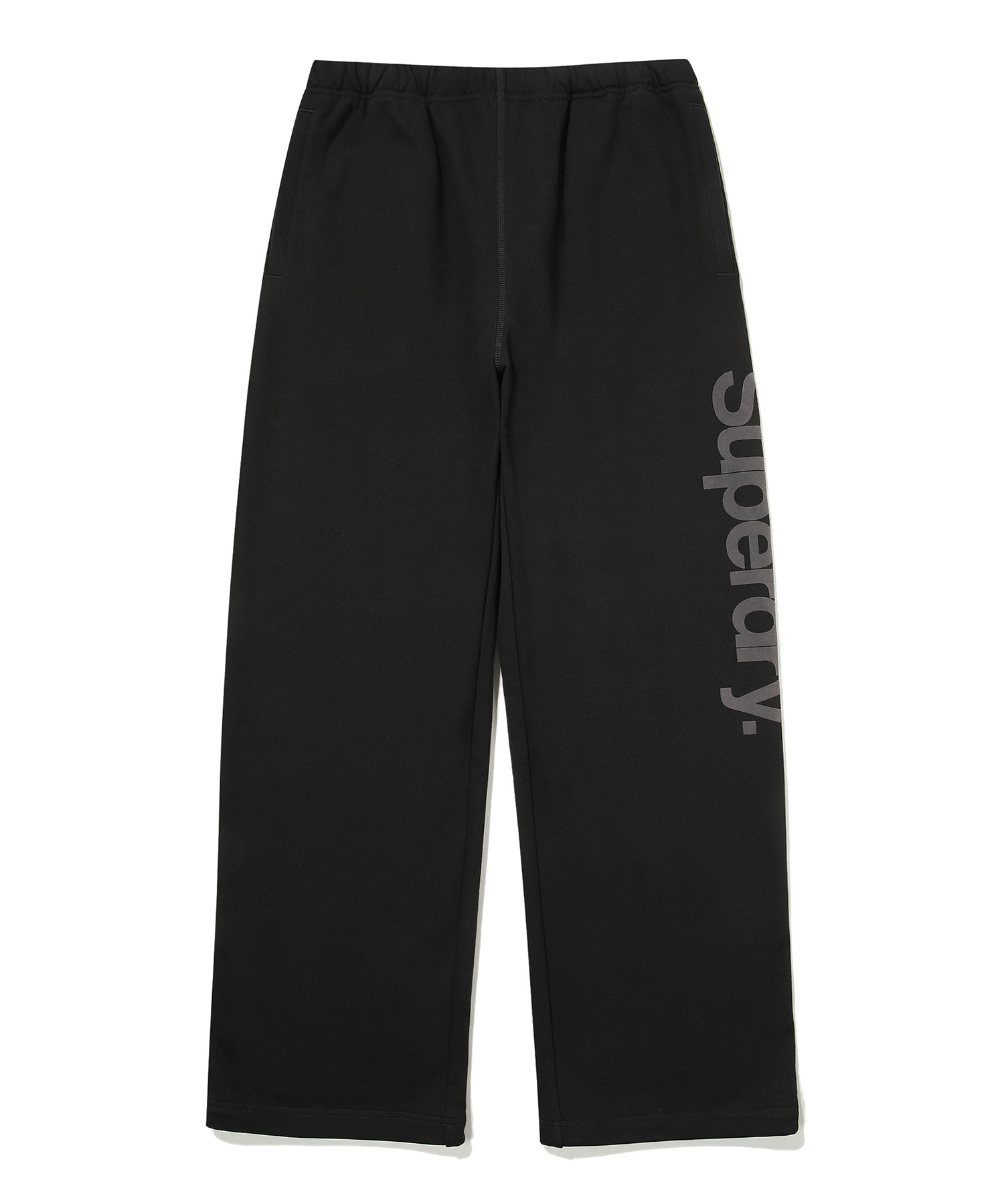 STRAIGHT FIT CORE BIG LOGO SWEATPANTS BLACK SDUPWYO03 KBLK 2