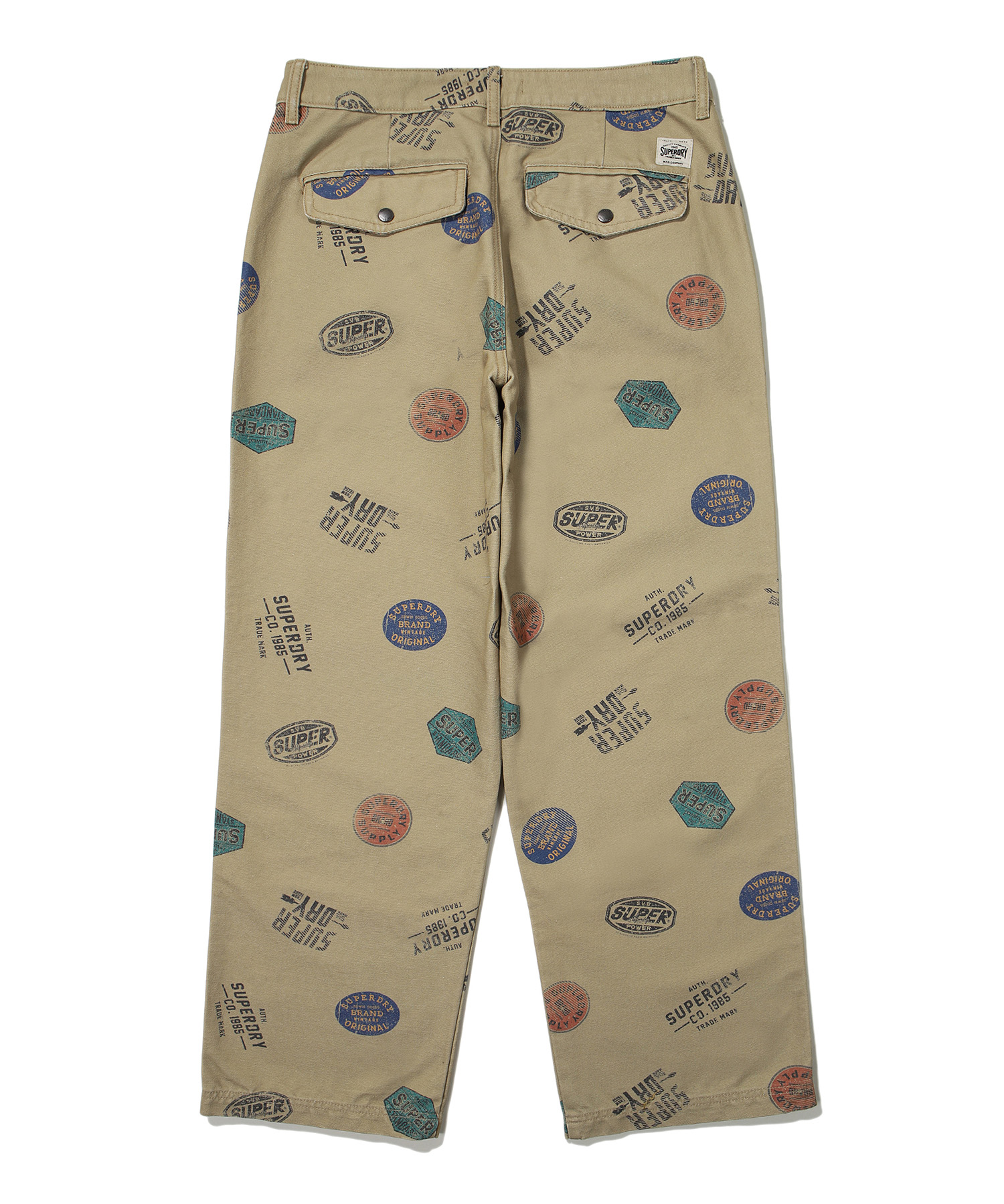 STRAIGHT PRINTING COTTON PANTS BEIGE SDMCNDO15BEG 2