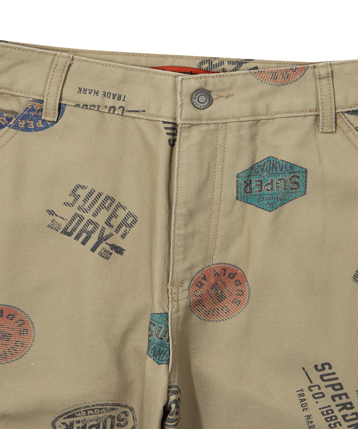 STRAIGHT PRINTING COTTON PANTS BEIGE SDMCNDO15BEG 3