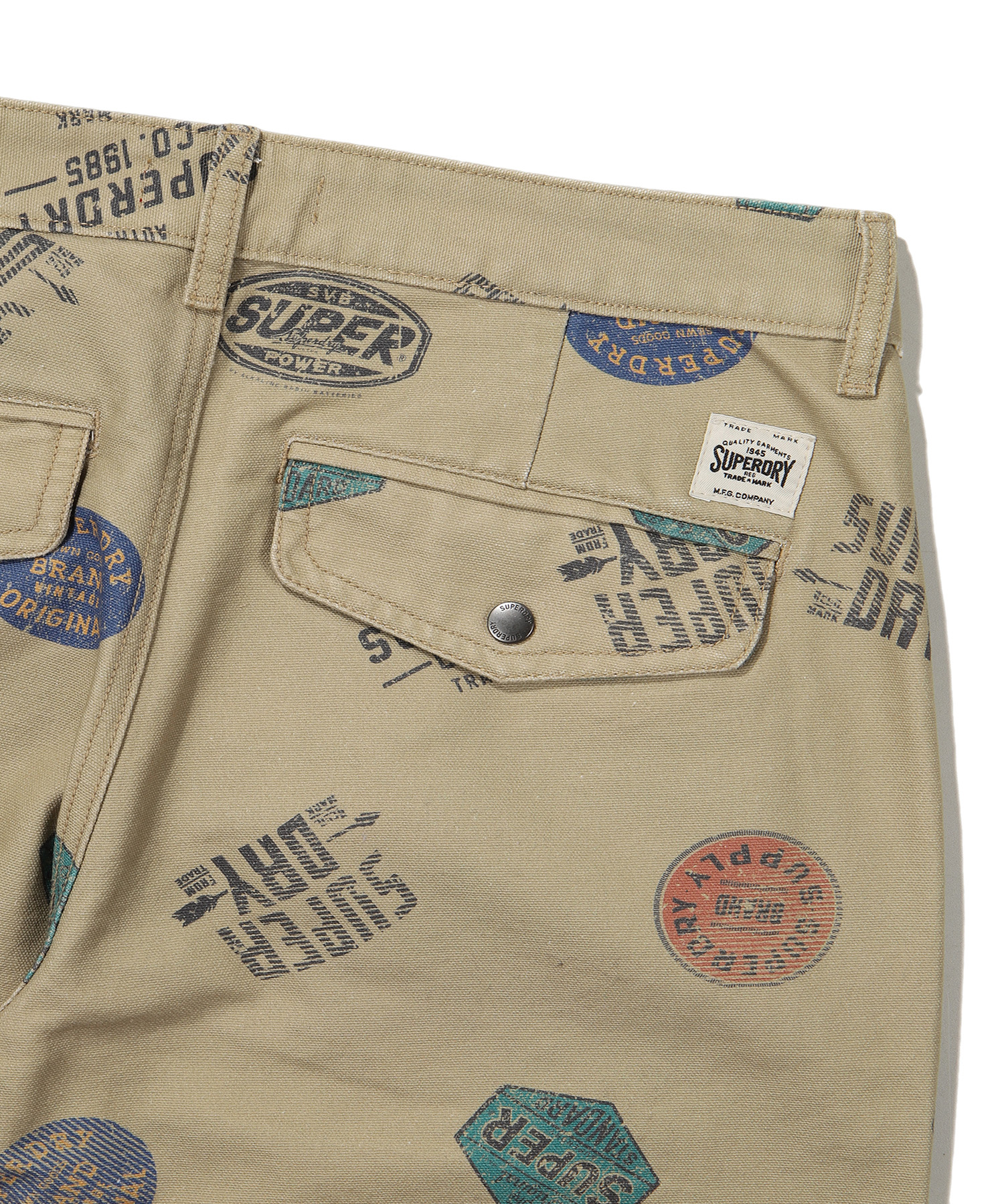 STRAIGHT PRINTING COTTON PANTS BEIGE SDMCNDO15BEG 5