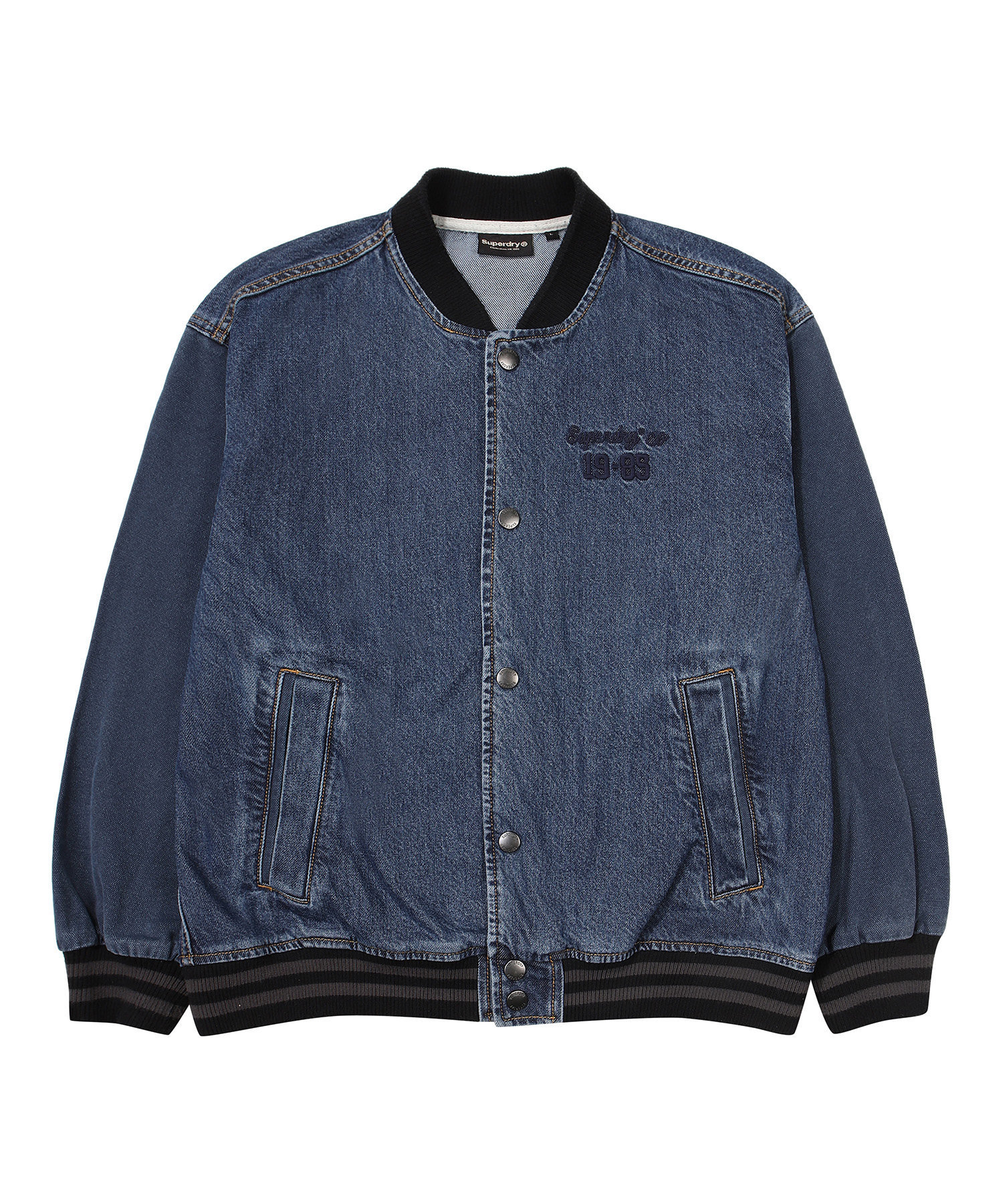 TIGER BASEBALL DENIM JACKET INDIGO SDUJWDO10 KIDG 1