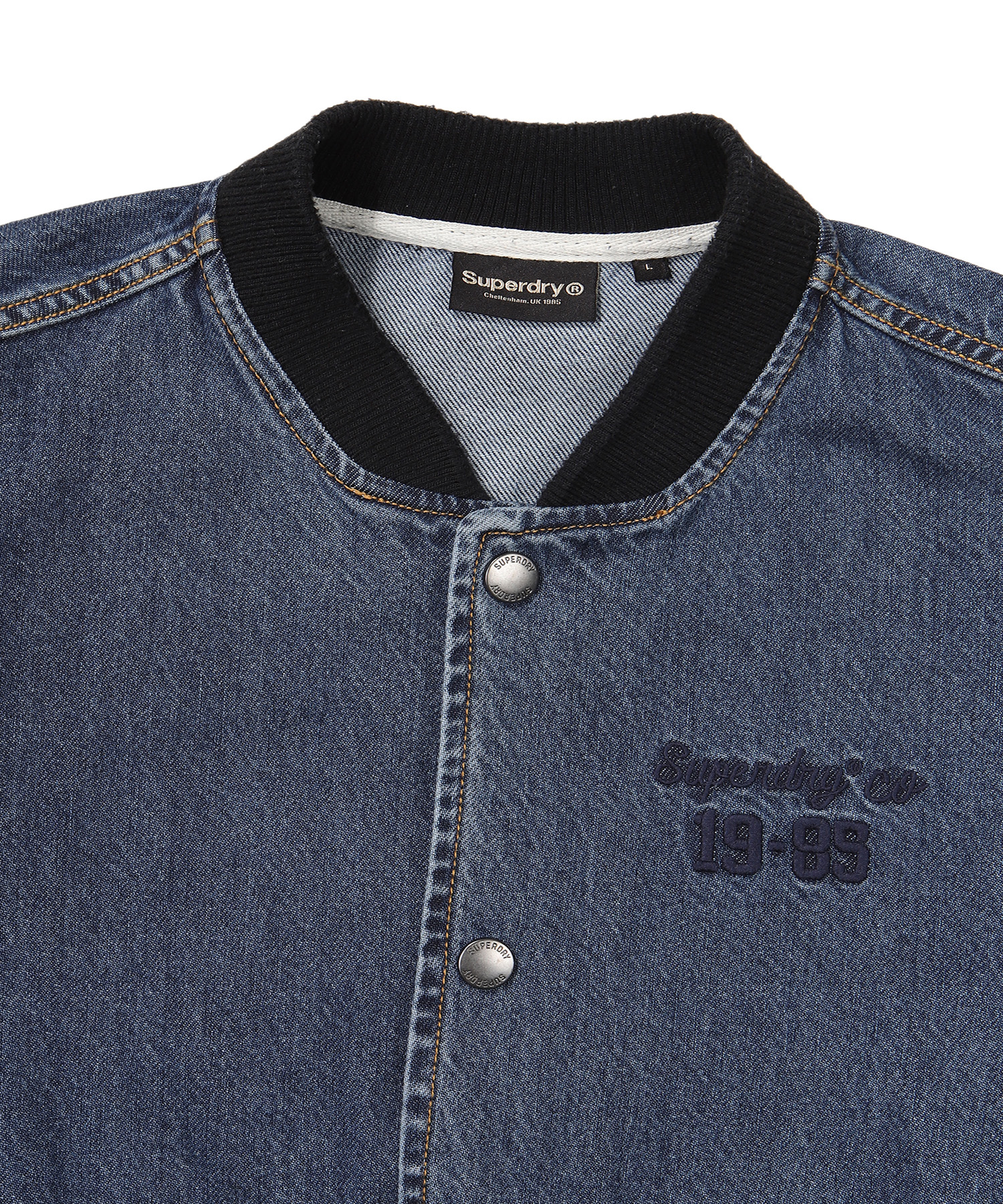 TIGER BASEBALL DENIM JACKET INDIGO SDUJWDO10 KIDG 3