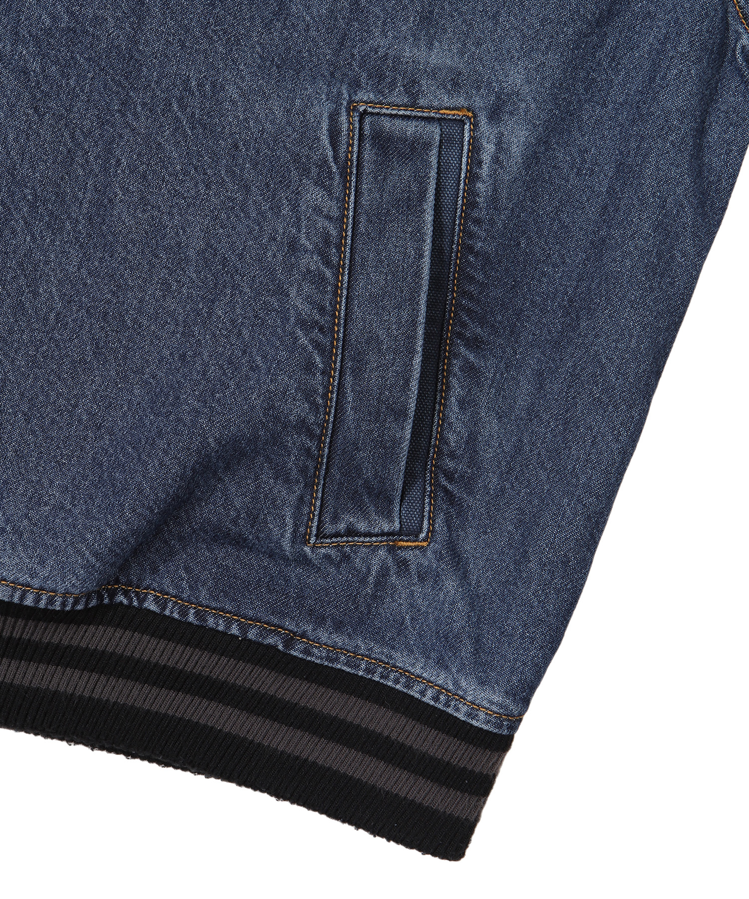 TIGER BASEBALL DENIM JACKET INDIGO SDUJWDO10 KIDG 4