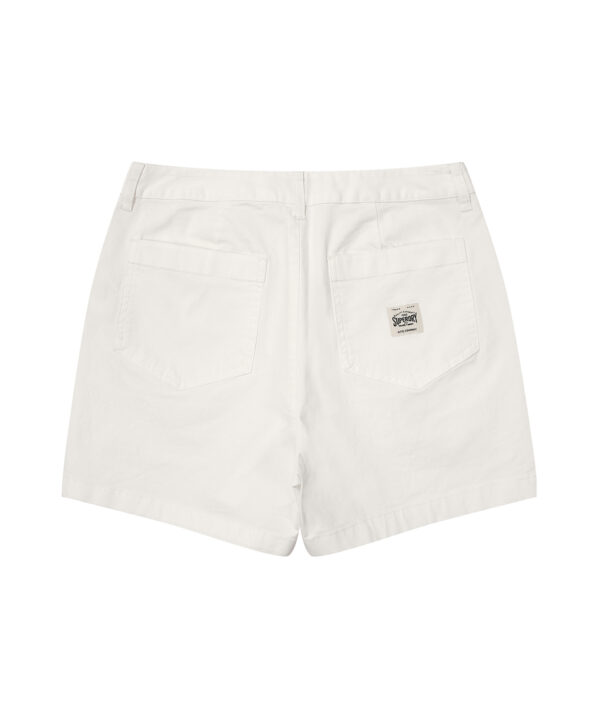 W COTTON FATIGUE SHORTS WHITE SDFSODO04 KWHT 3