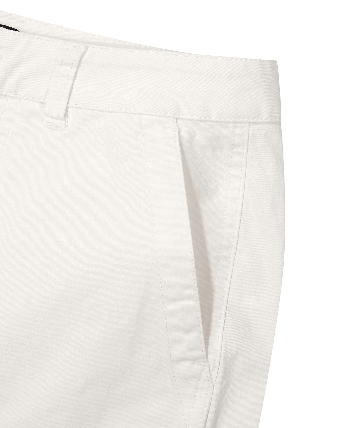 W COTTON FATIGUE SHORTS WHITE SDFSODO04 KWHT 5
