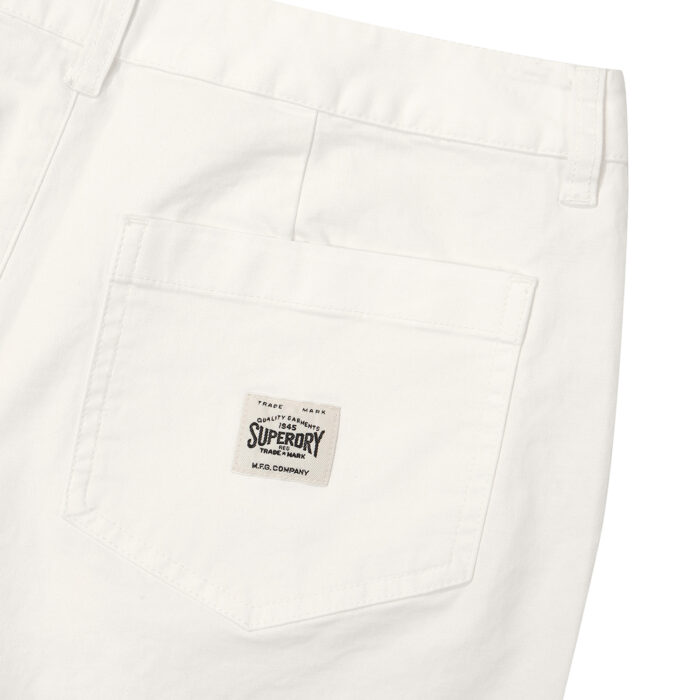 W COTTON FATIGUE SHORTS WHITE SDFSODO04 KWHT 6