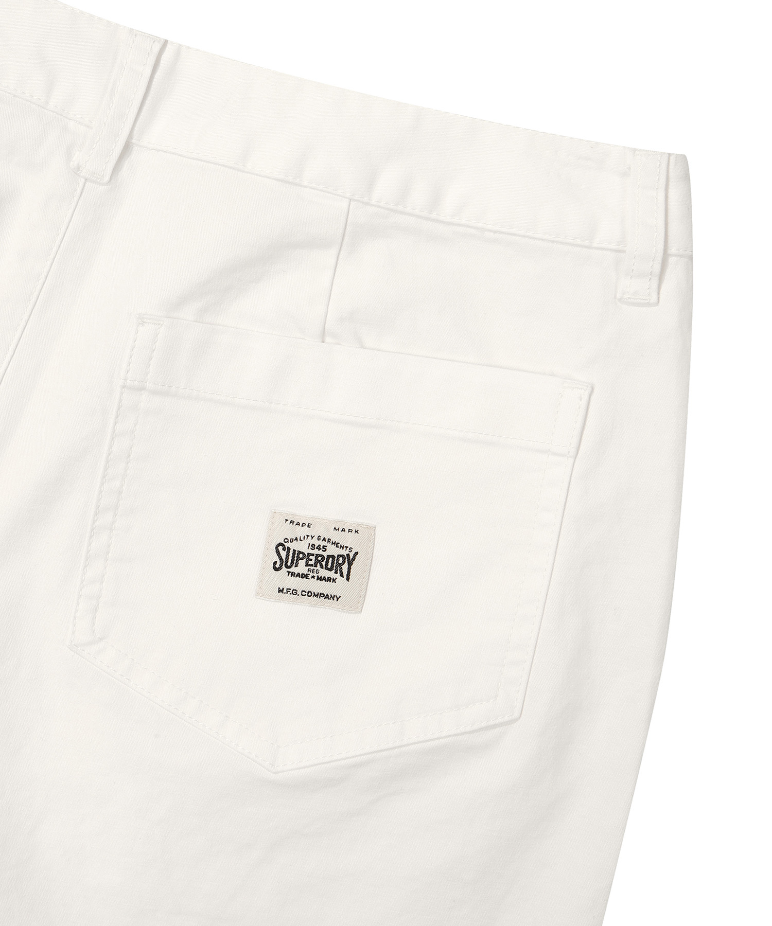 W COTTON FATIGUE SHORTS WHITE SDFSODO04 KWHT 6