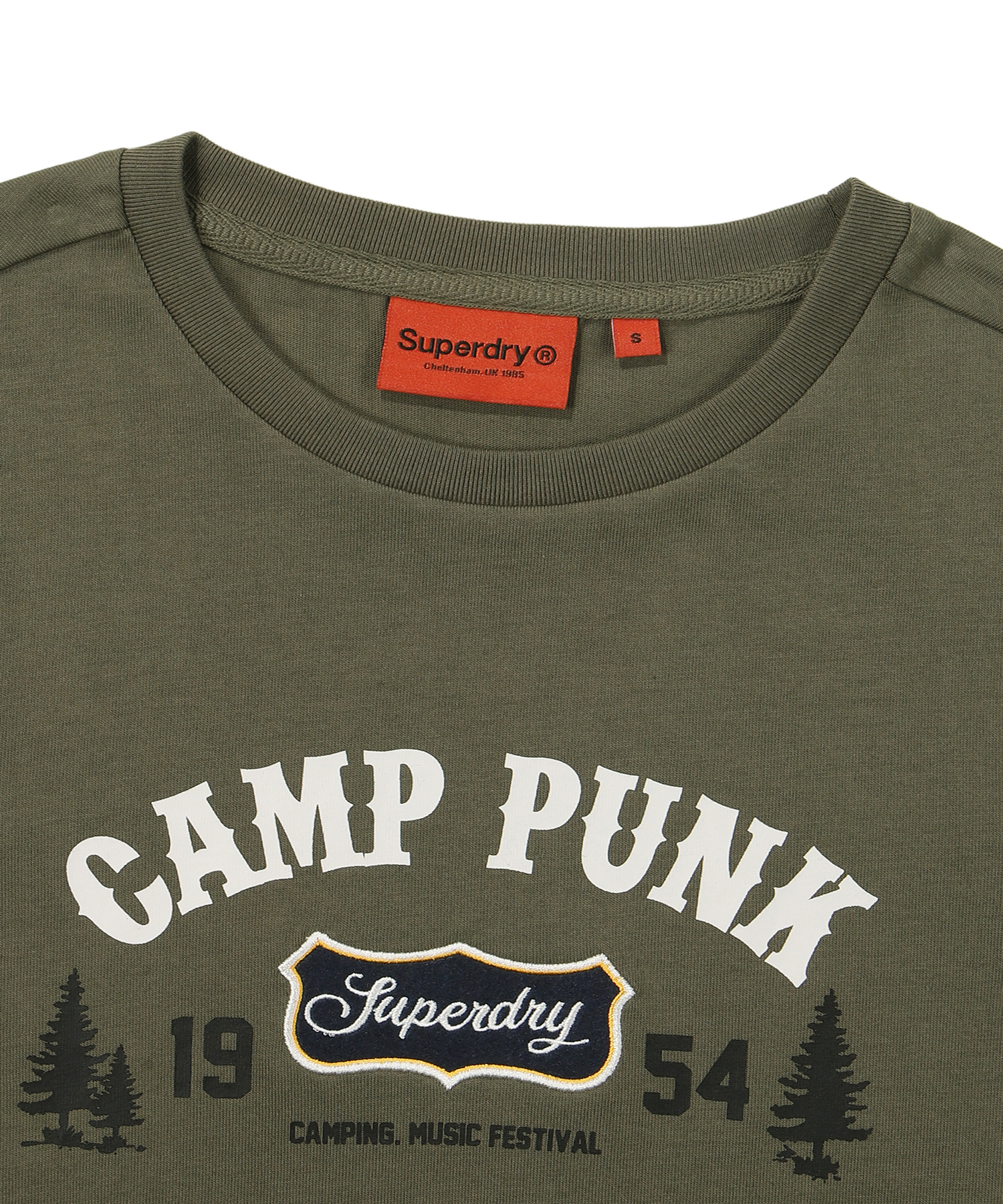 W CROP CAMP HALF T SHIRT KHAKI SDFSHDO24 KKHK 3