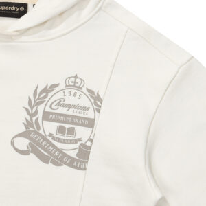 W CROP EMBROIDERED HOODIE IVORY SDFHOFO10 KIVR 4