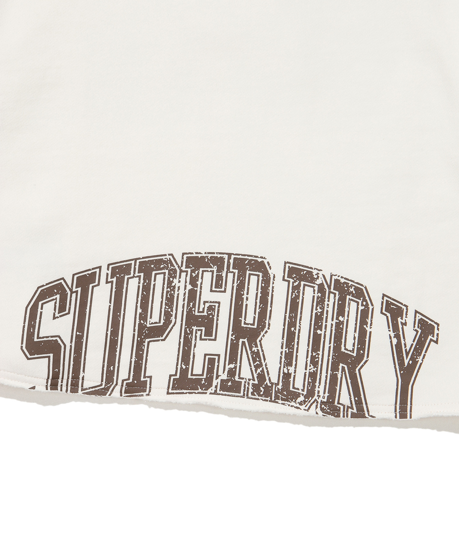 W CROP EMBROIDERED HOODIE IVORY SDFHOFO10 KIVR 5