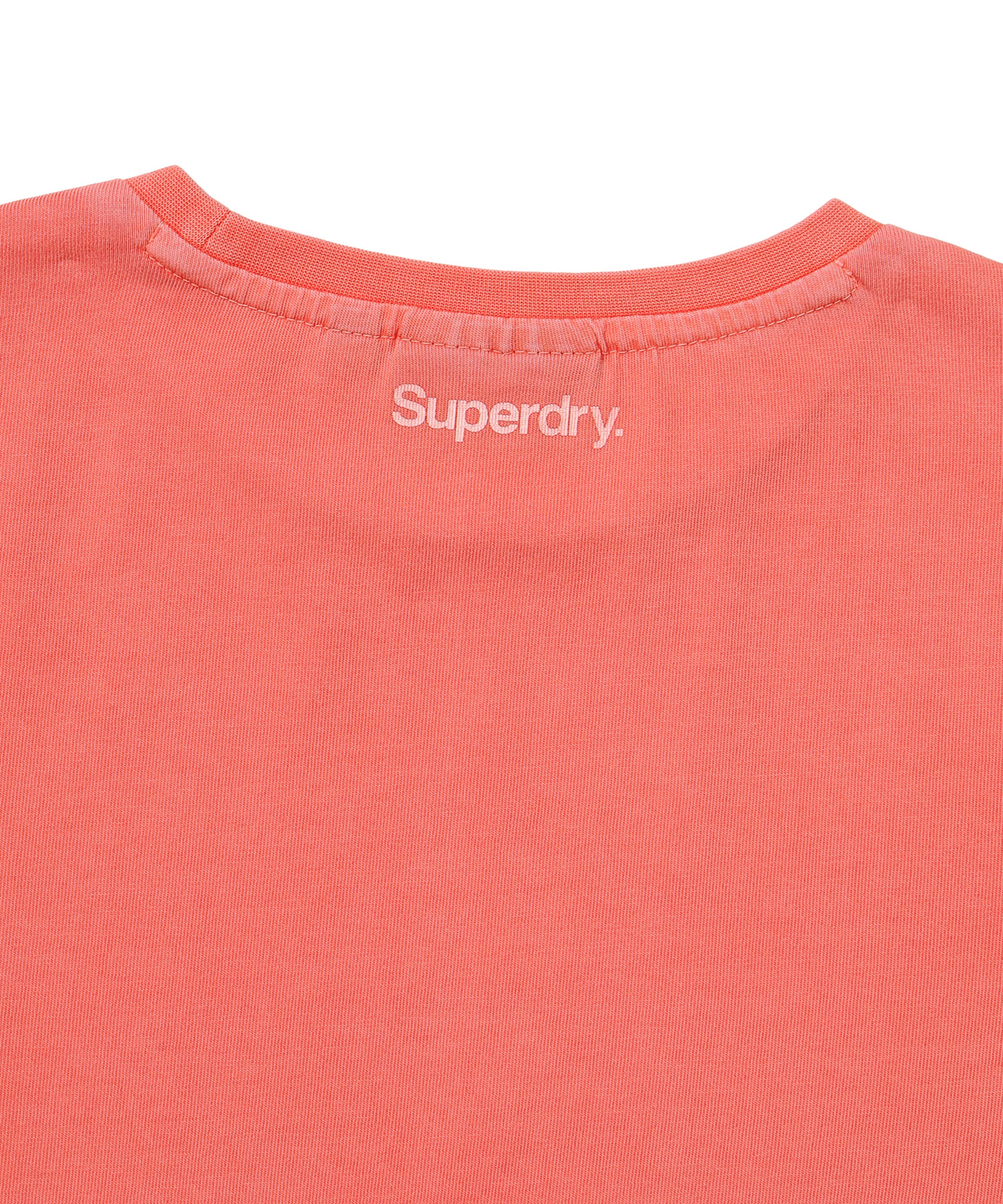 W CROP FIT VINTAGE HALF T SHIRT CORAL SDFSHDO19 KCRL 5