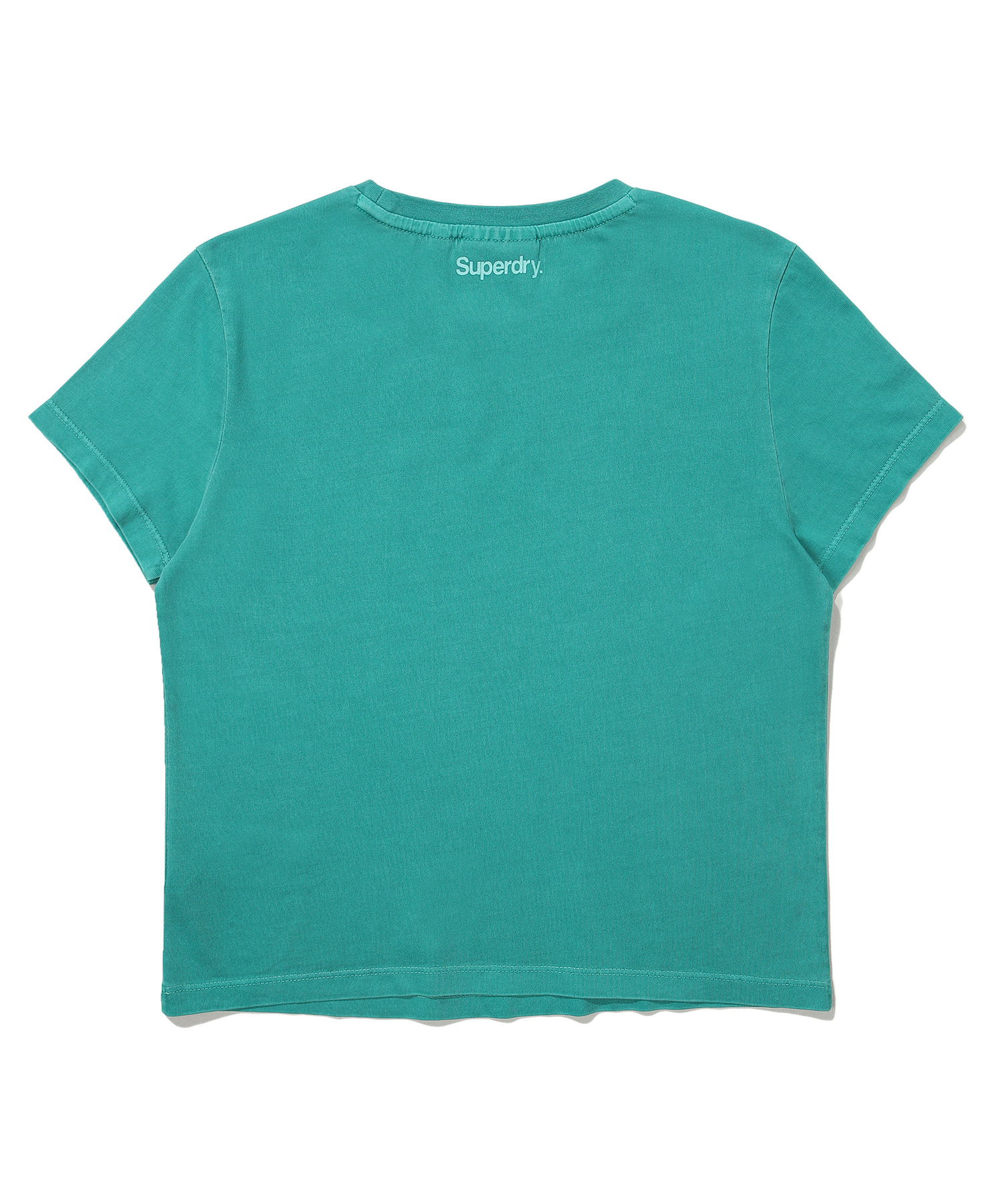 W CROP FIT VINTAGE HALF T SHIRT MINT SDFSHDO19 KMNT 2