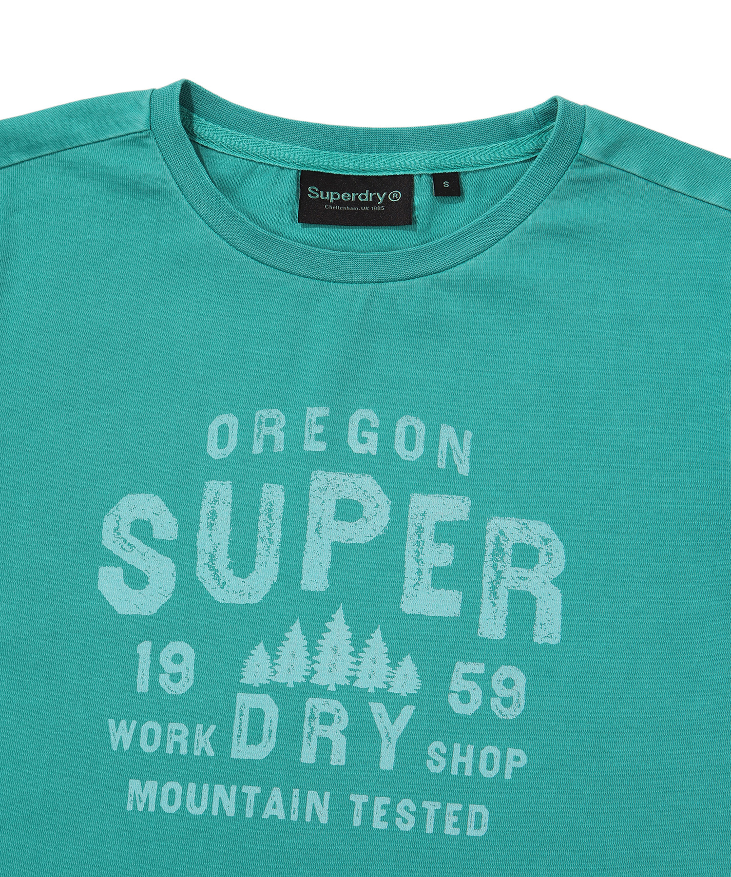 W CROP FIT VINTAGE HALF T SHIRT MINT SDFSHDO19 KMNT 4