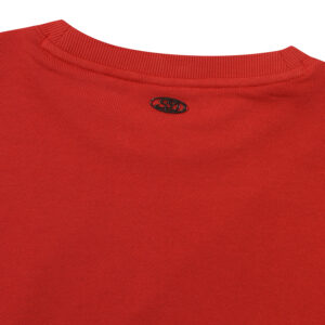 W CROP RAW EDGE SWEATSHIRT RED SDFMRDO07 KRED 5