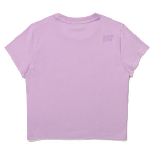 W CROP VINTAGE BIG LOGO HALF T SHIRTS VIOLET SDFSHDO12 KVIL 2