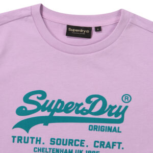 W CROP VINTAGE BIG LOGO HALF T SHIRTS VIOLET SDFSHDO12 KVIL 3