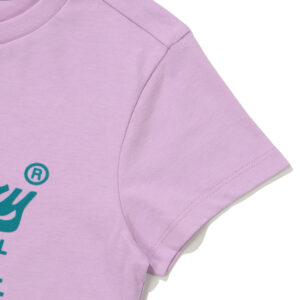 W CROP VINTAGE BIG LOGO HALF T SHIRTS VIOLET SDFSHDO12 KVIL 4