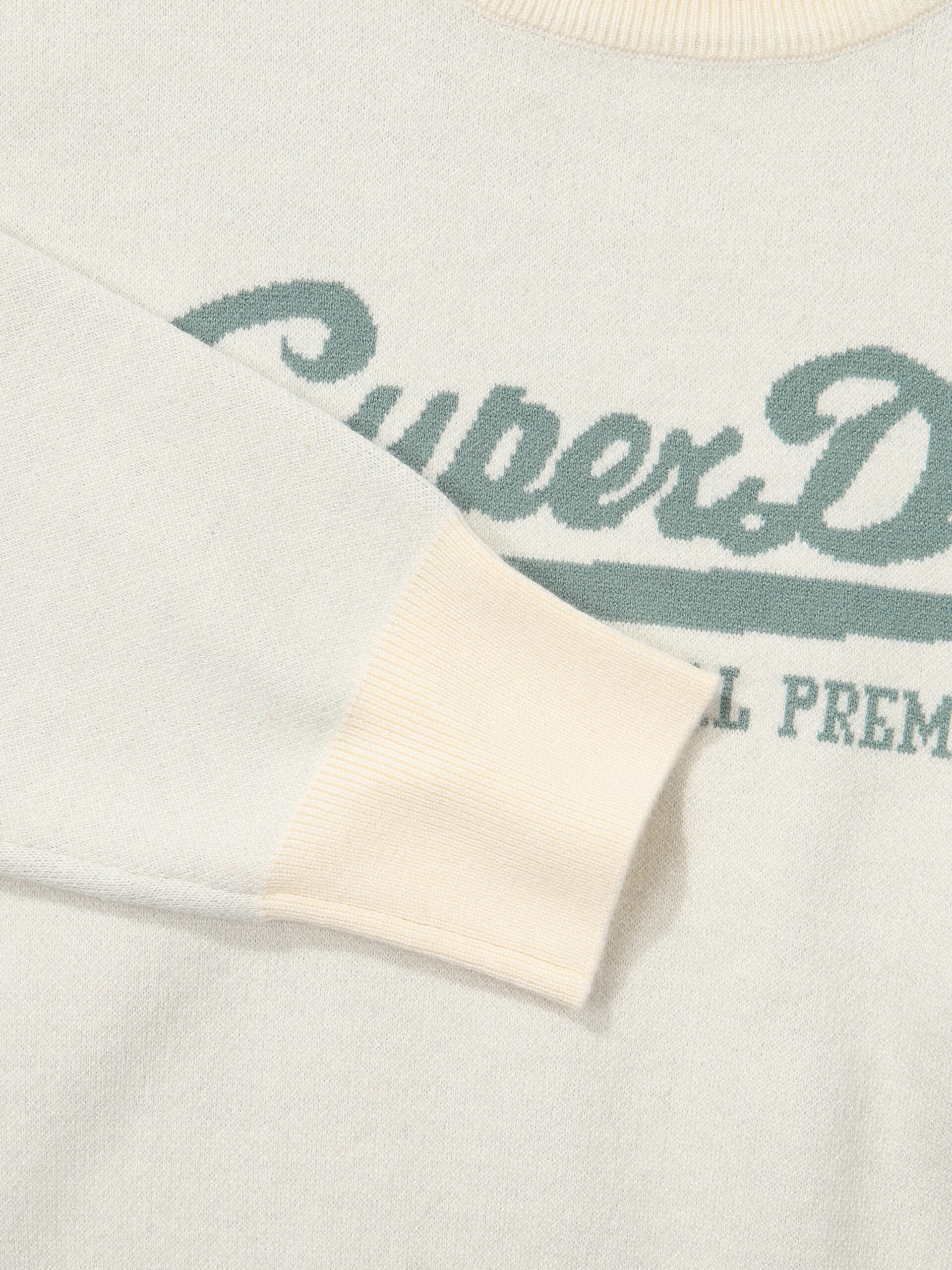 W ESSENTIAL SEMI CROP OVER KNIT IVORY SDFSWDO01 KIVR 5