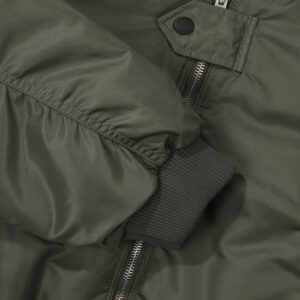 W FLIGHT SEMI CROP OVER PADDING JUMPER KHAKI SDFJPFO06 KKHK 4
